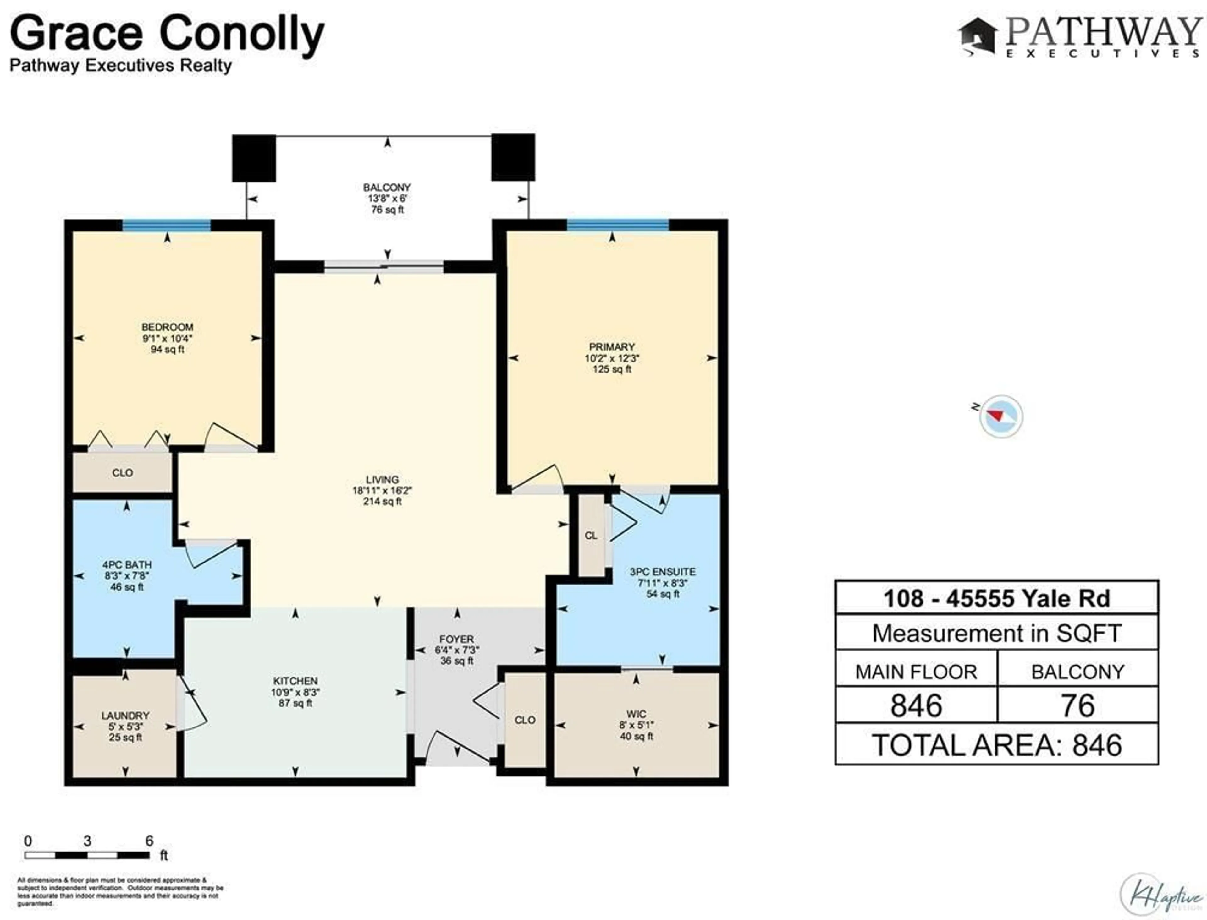 Floor plan for 108 - 45555 YALE ROAD, Chilliwack British Columbia V2P0A9