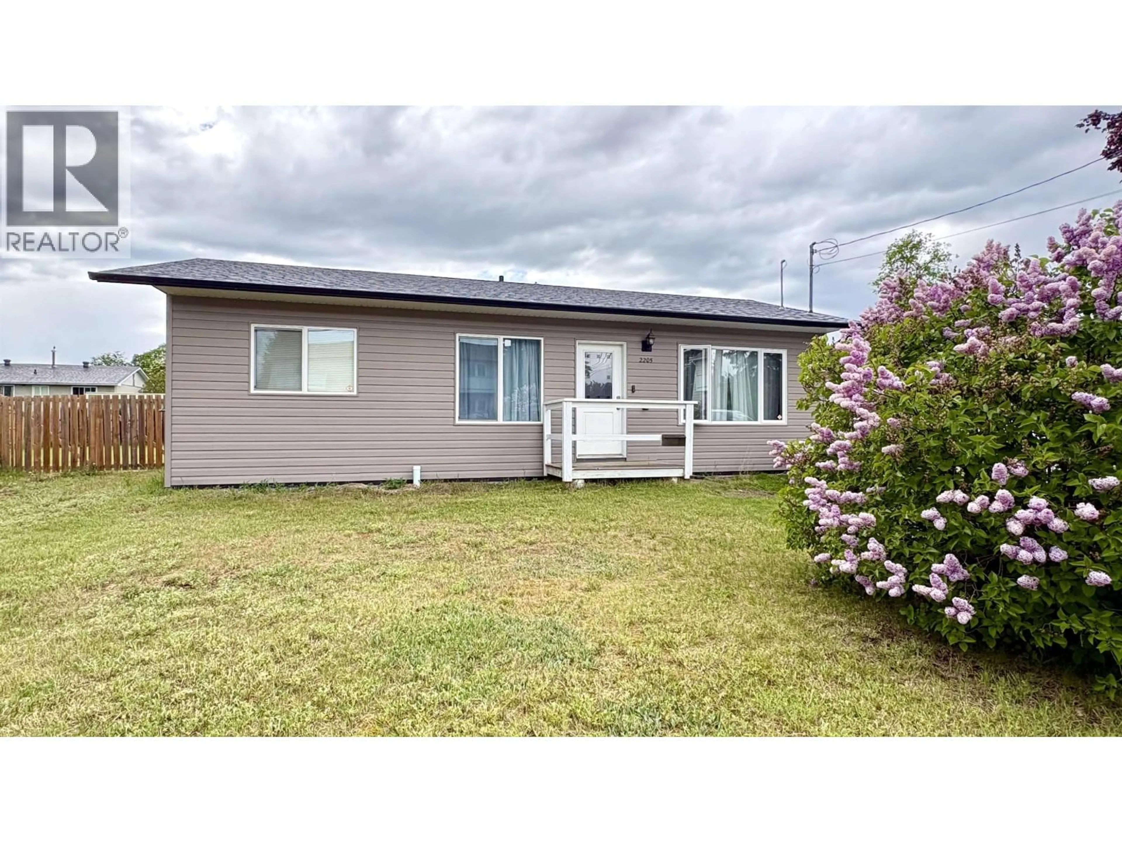 A pic from outside/outdoor area/front of a property/back of a property/a pic from drone, street for 2205 REDWOOD STREET, Prince George British Columbia V2L2N5
