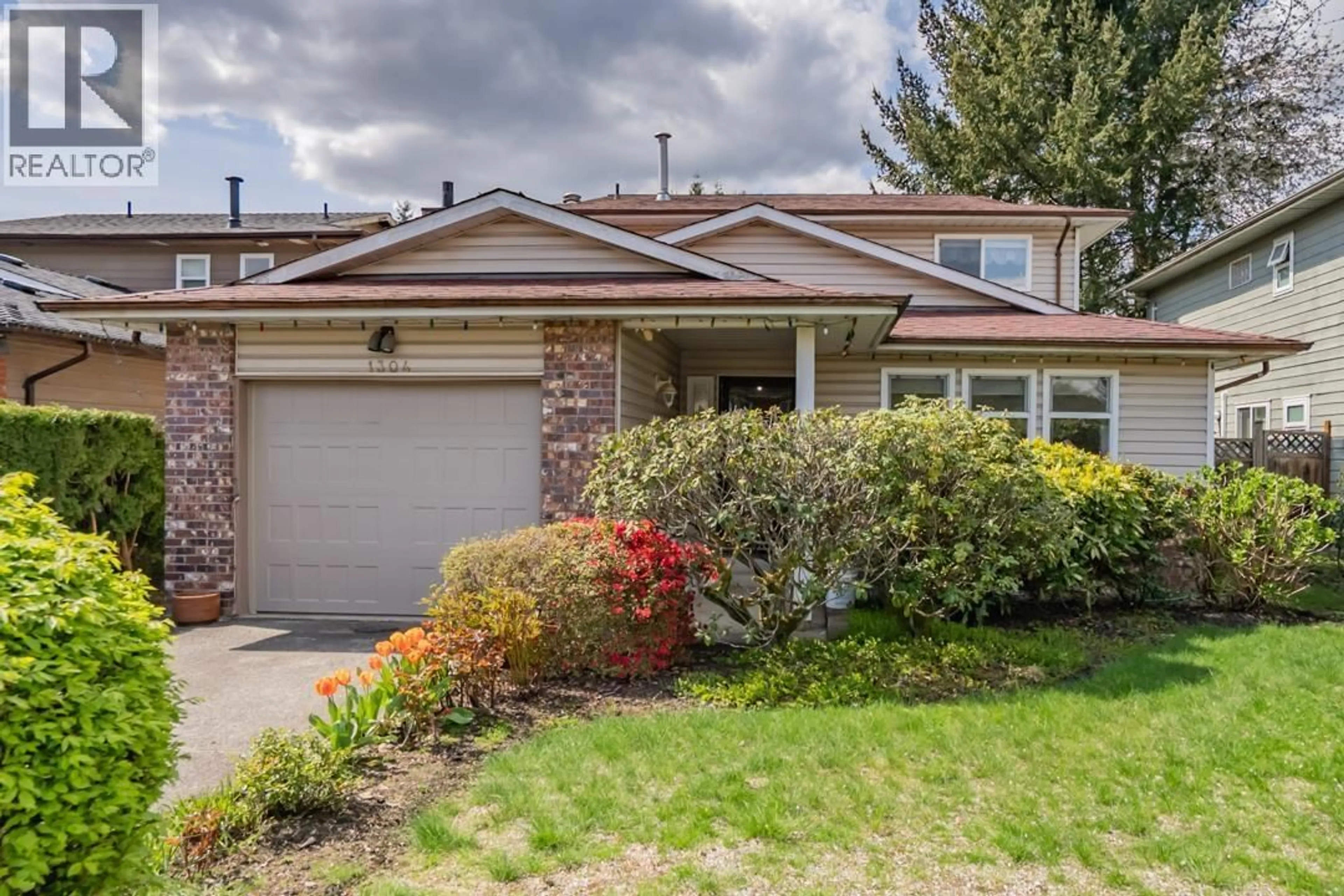 Home with brick exterior material, street for 1304 HORNBY STREET, Coquitlam British Columbia V3E1V4