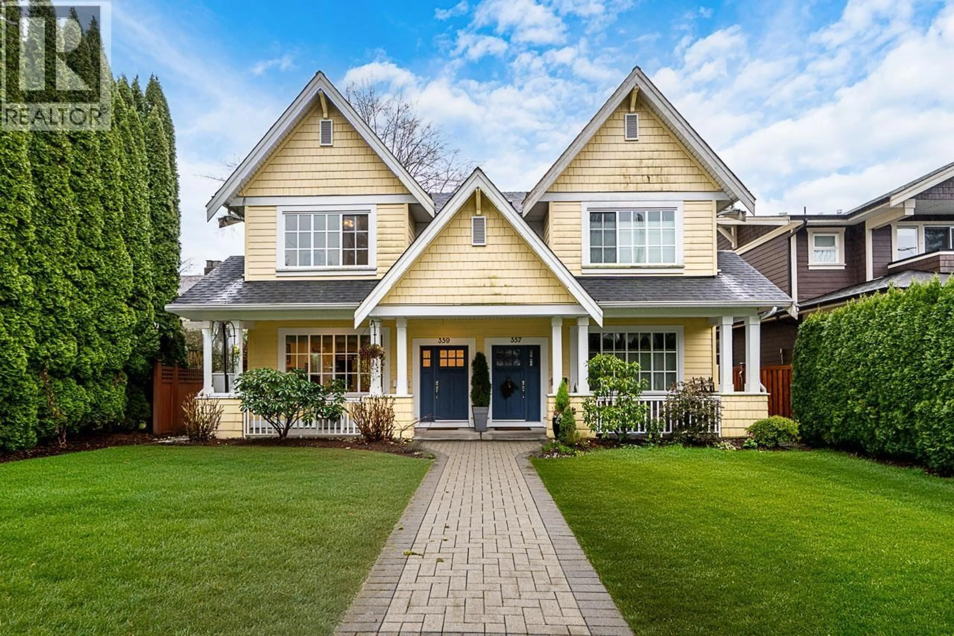 Home with brick exterior material, street for 359 13TH STREET, North Vancouver British Columbia V7L2L8