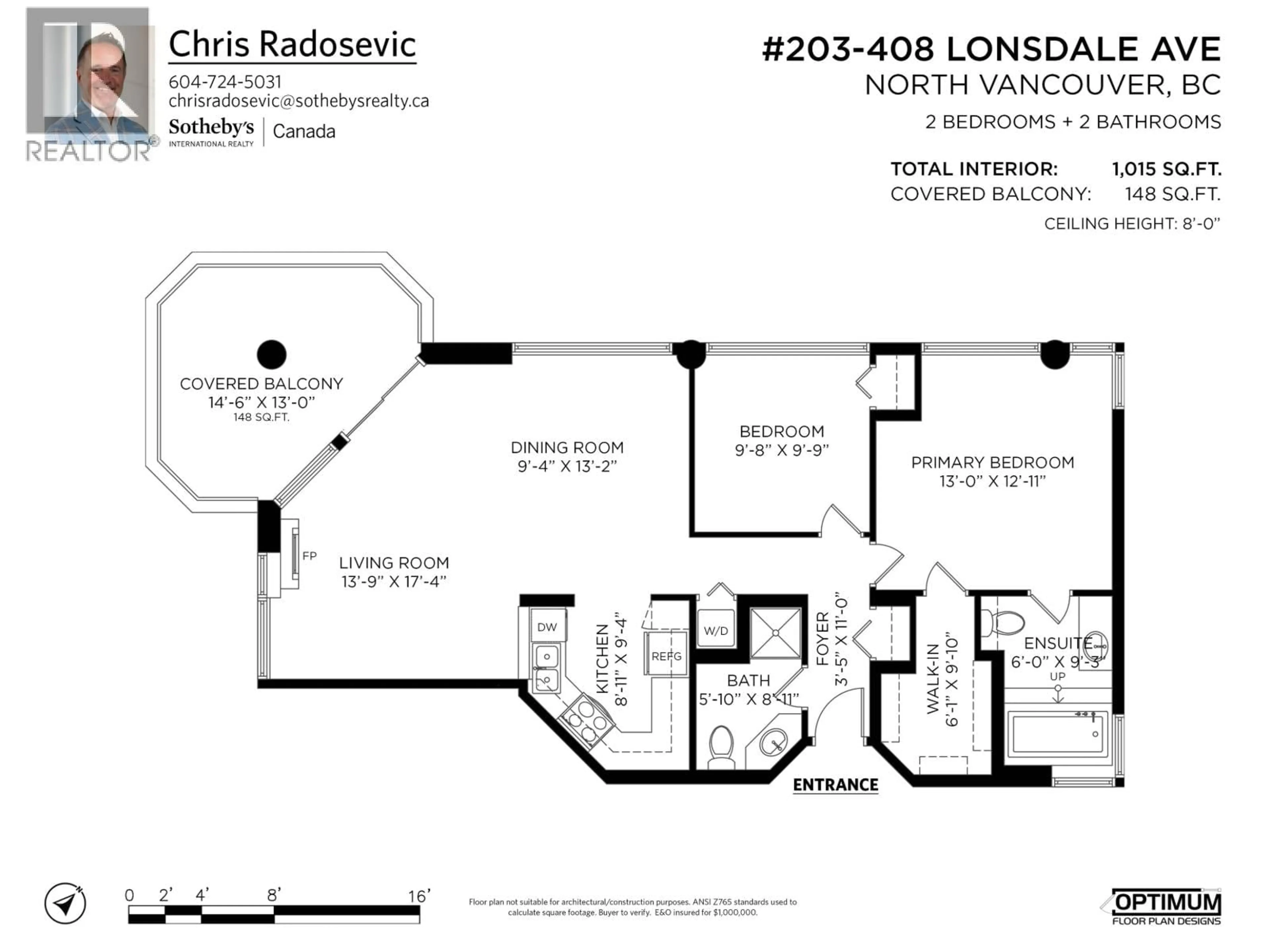 Floor plan for 203 - 408 LONSDALE AVENUE, North Vancouver British Columbia V7M2G5