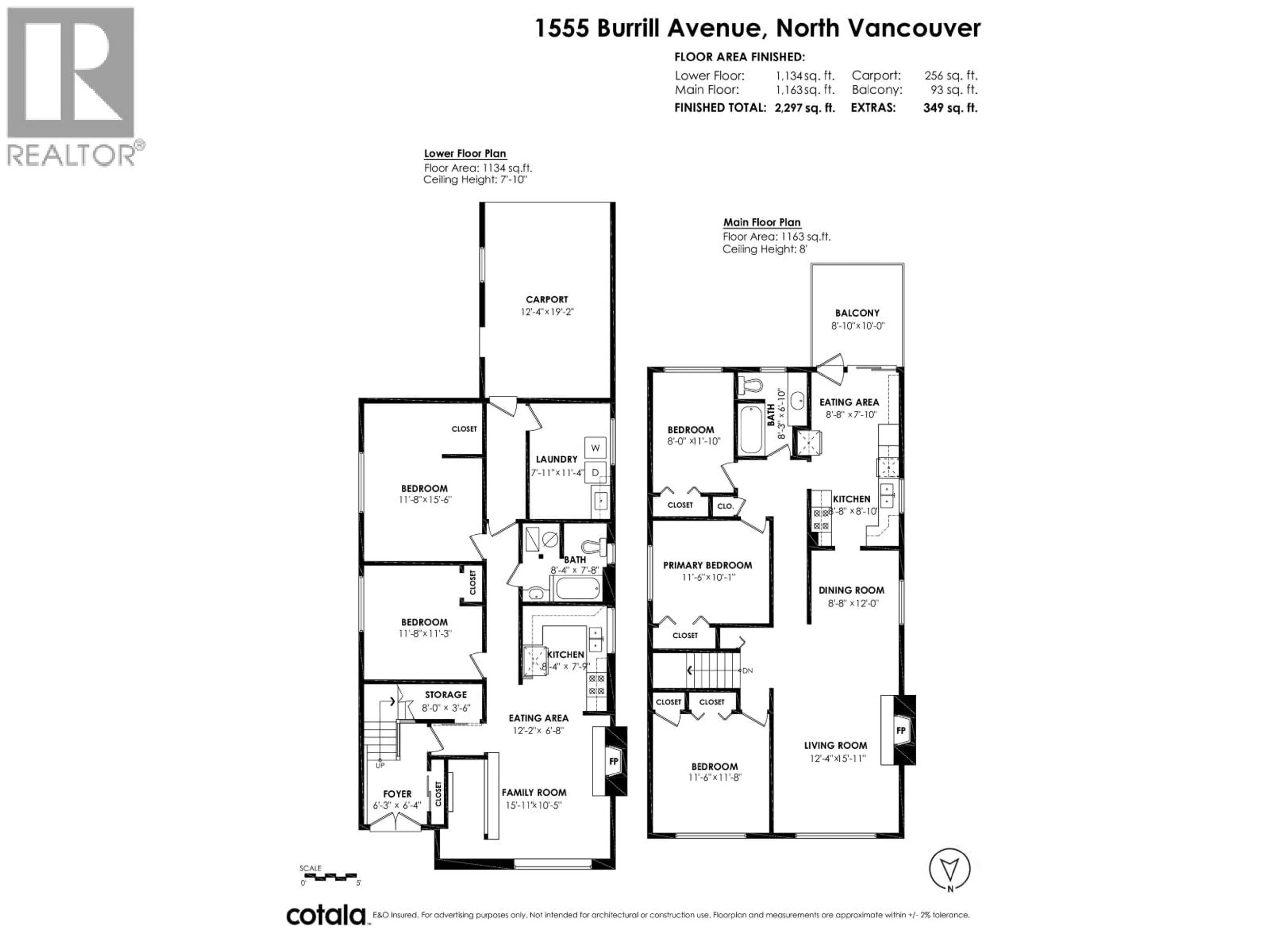 Floor plan for 1555 BURRILL AVENUE, North Vancouver British Columbia V7K1L8