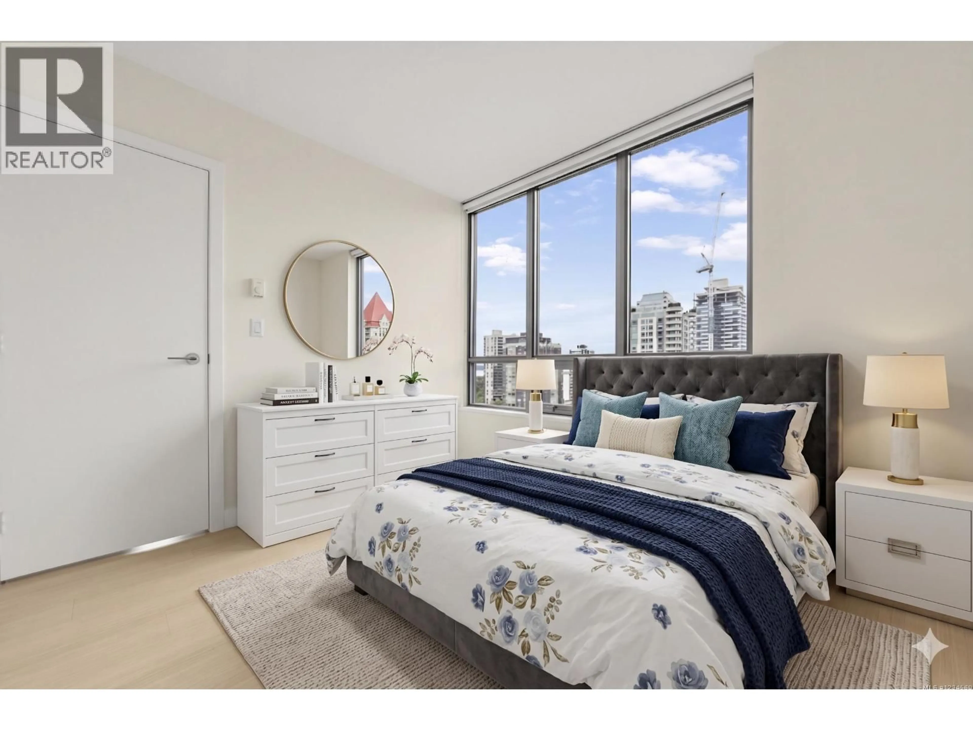 Bedroom with bed, unknown for 1601 - 1308 HORNBY STREET, Vancouver British Columbia V6Z0C5