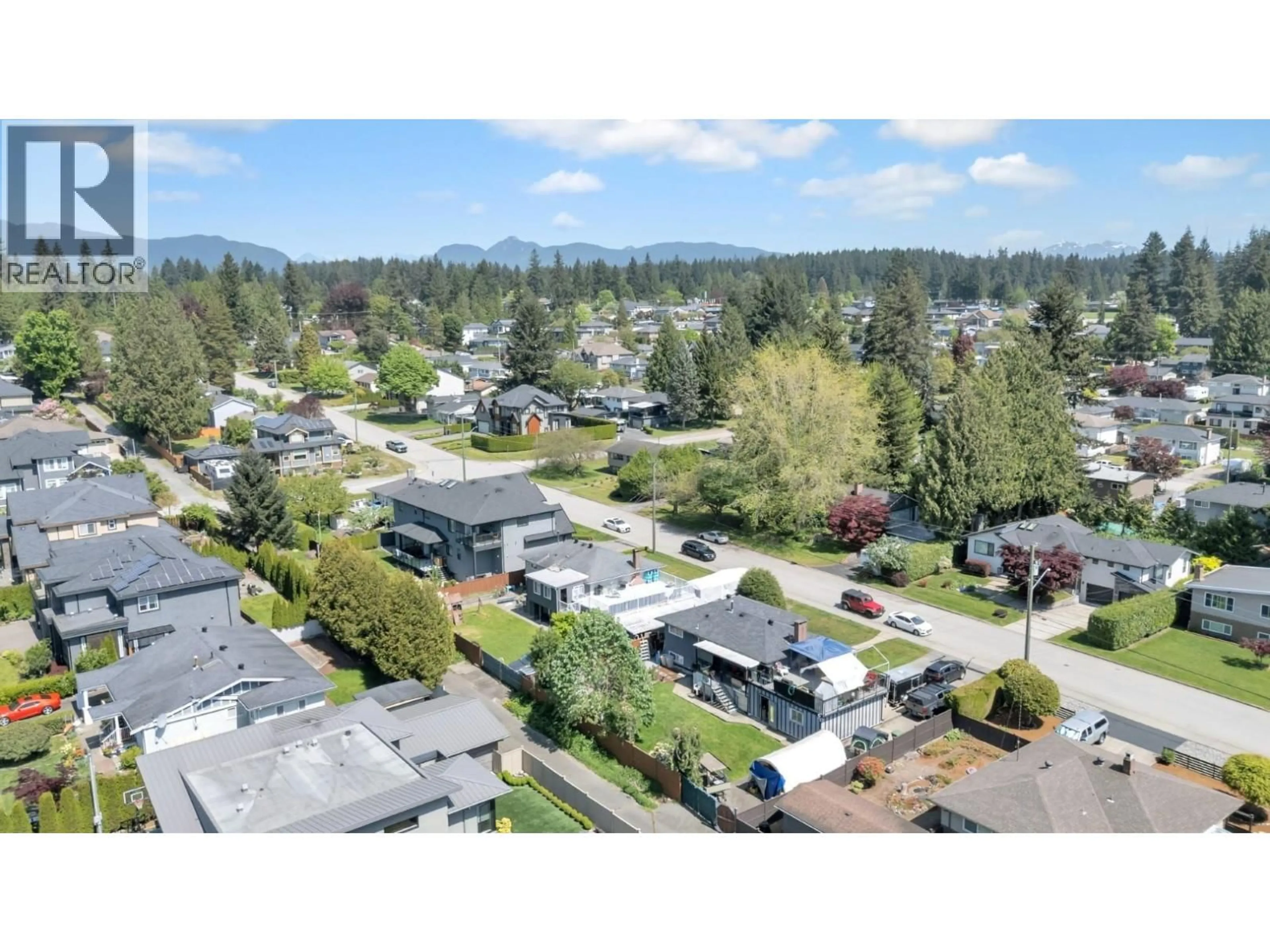 A pic from outside/outdoor area/front of a property/back of a property/a pic from drone, mountain view for 430 MONTGOMERY STREET, Coquitlam British Columbia V3K5G6