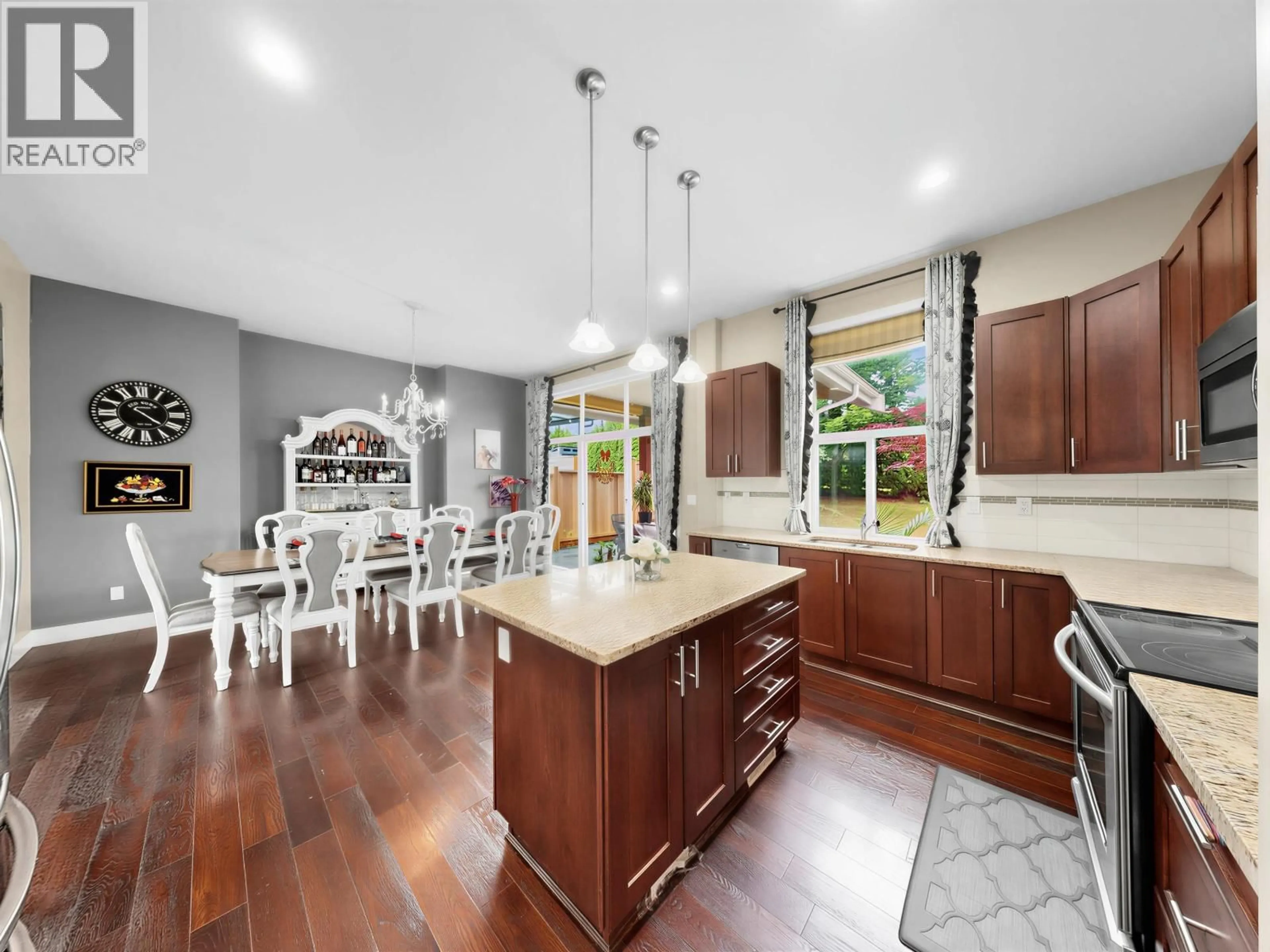 Open concept kitchen, ceramic/tile floor for 3415 GISLASON AVENUE, Coquitlam British Columbia V3E9C6