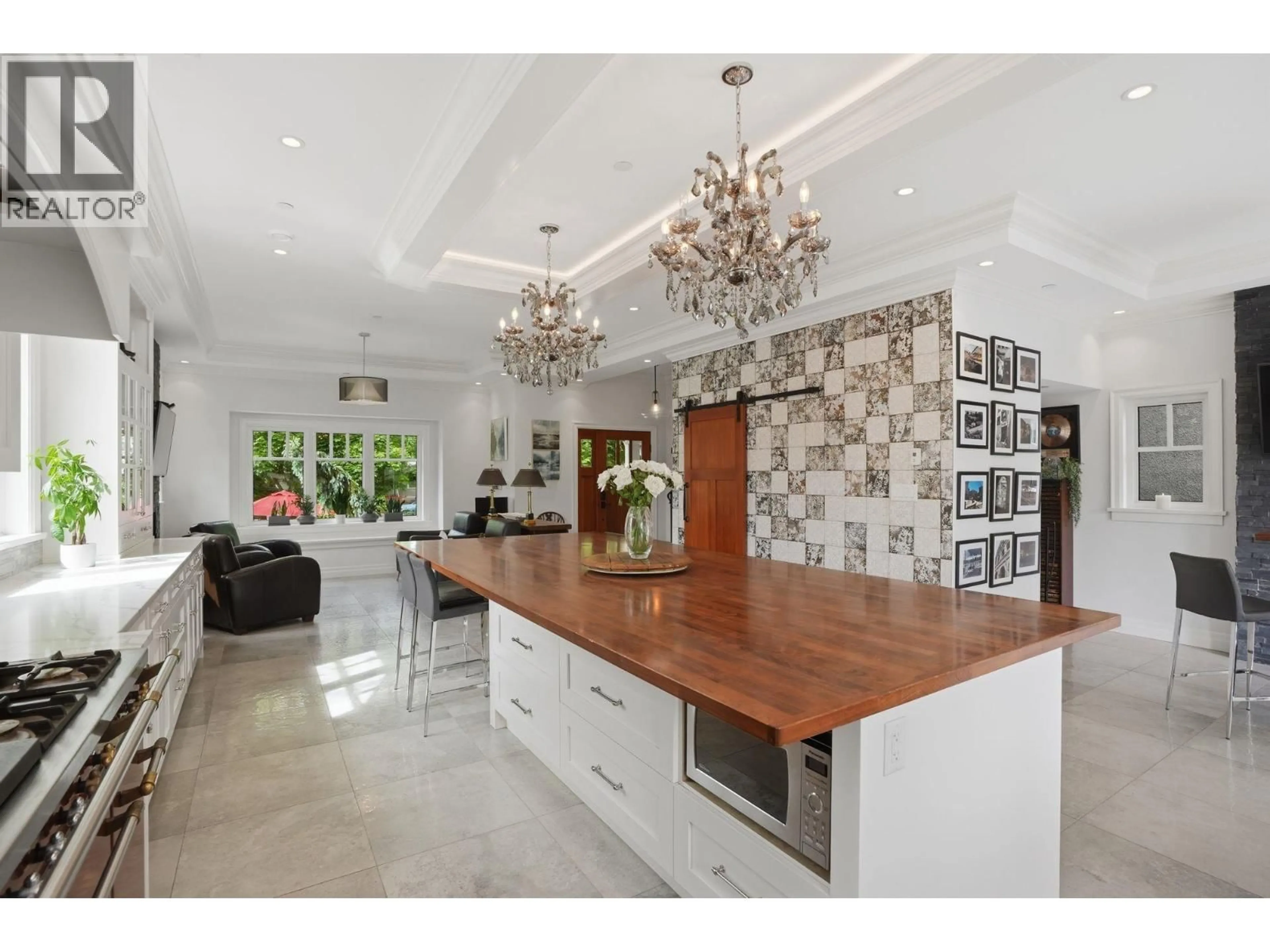 Contemporary kitchen, ceramic/tile floor for 4098 16TH AVENUE, Vancouver British Columbia V6R3E1