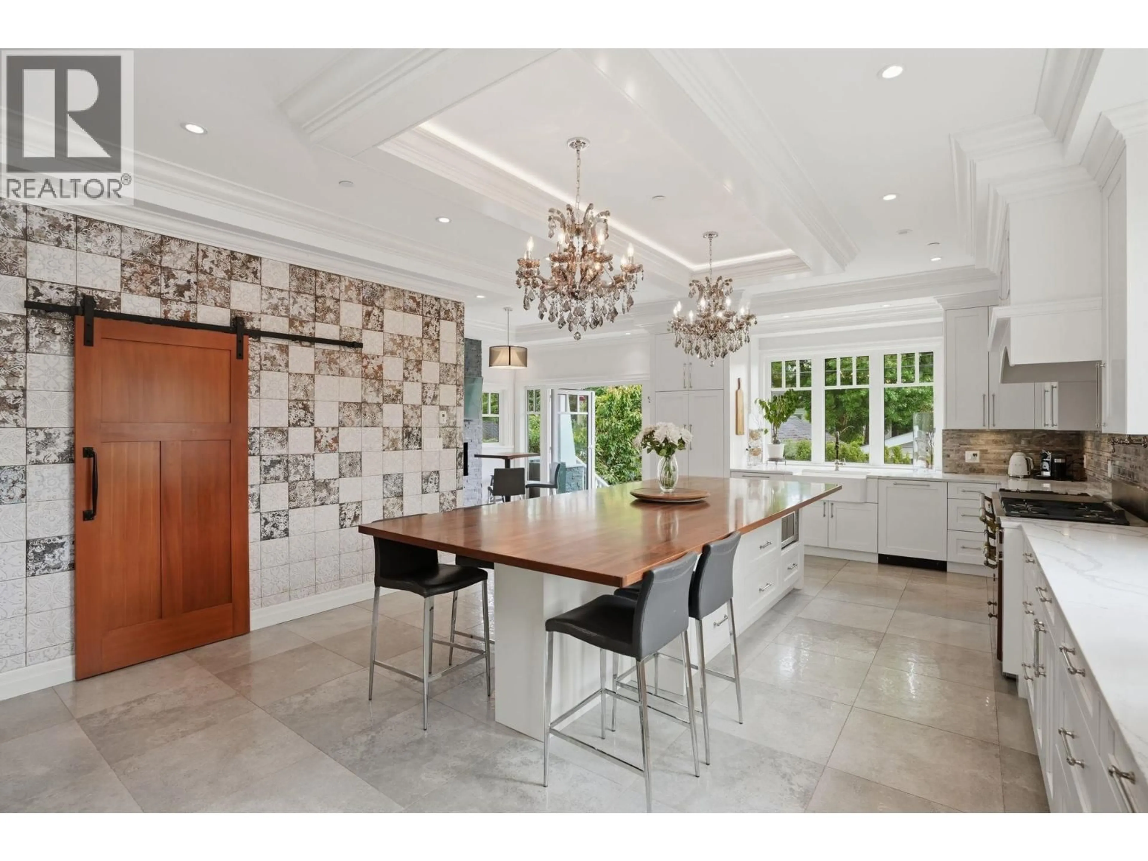 Contemporary kitchen, ceramic/tile floor for 4098 16TH AVENUE, Vancouver British Columbia V6R3E1