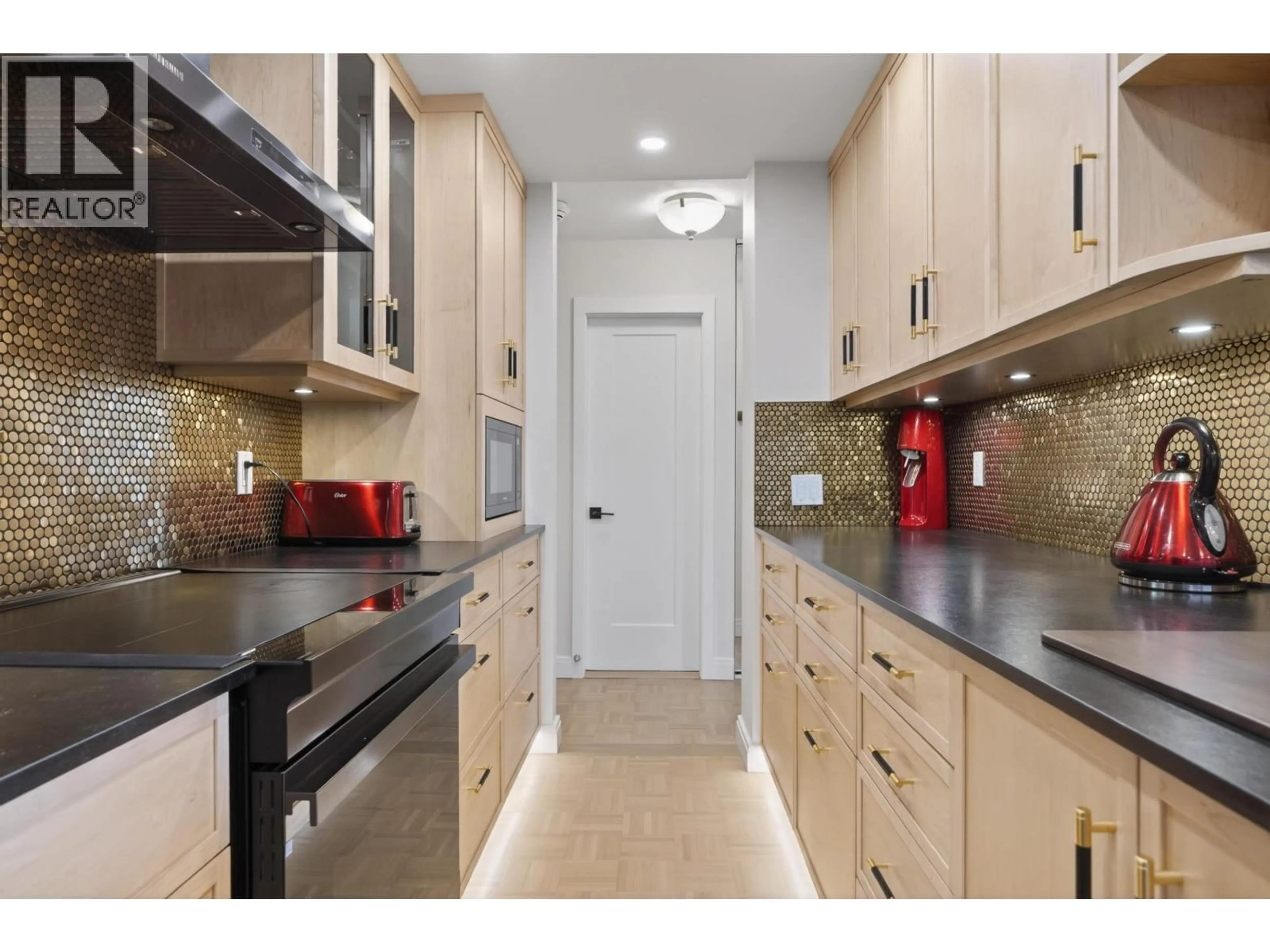 Standard kitchen, ceramic/tile floor for 407 - 1330 HARWOOD STREET, Vancouver British Columbia V6E1S8