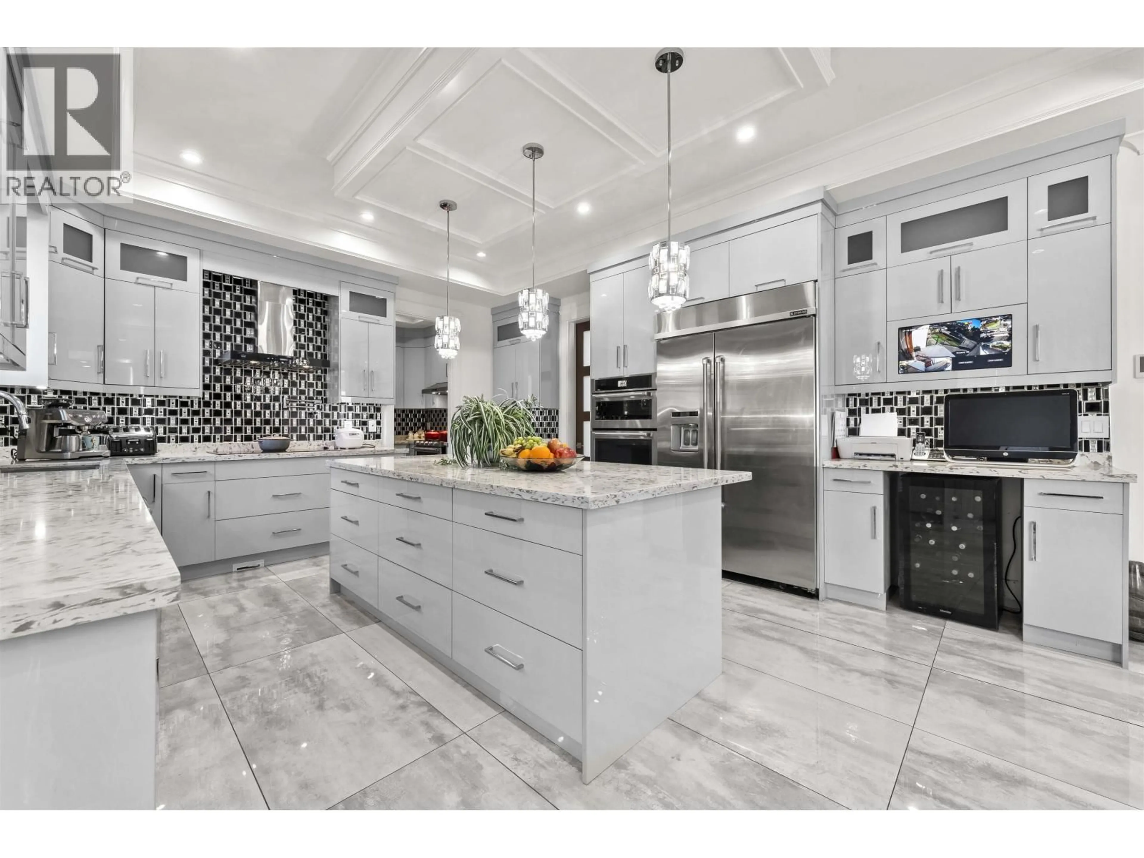 Contemporary kitchen, ceramic/tile floor for 5111 CLINTON STREET, Burnaby British Columbia V5J2L5