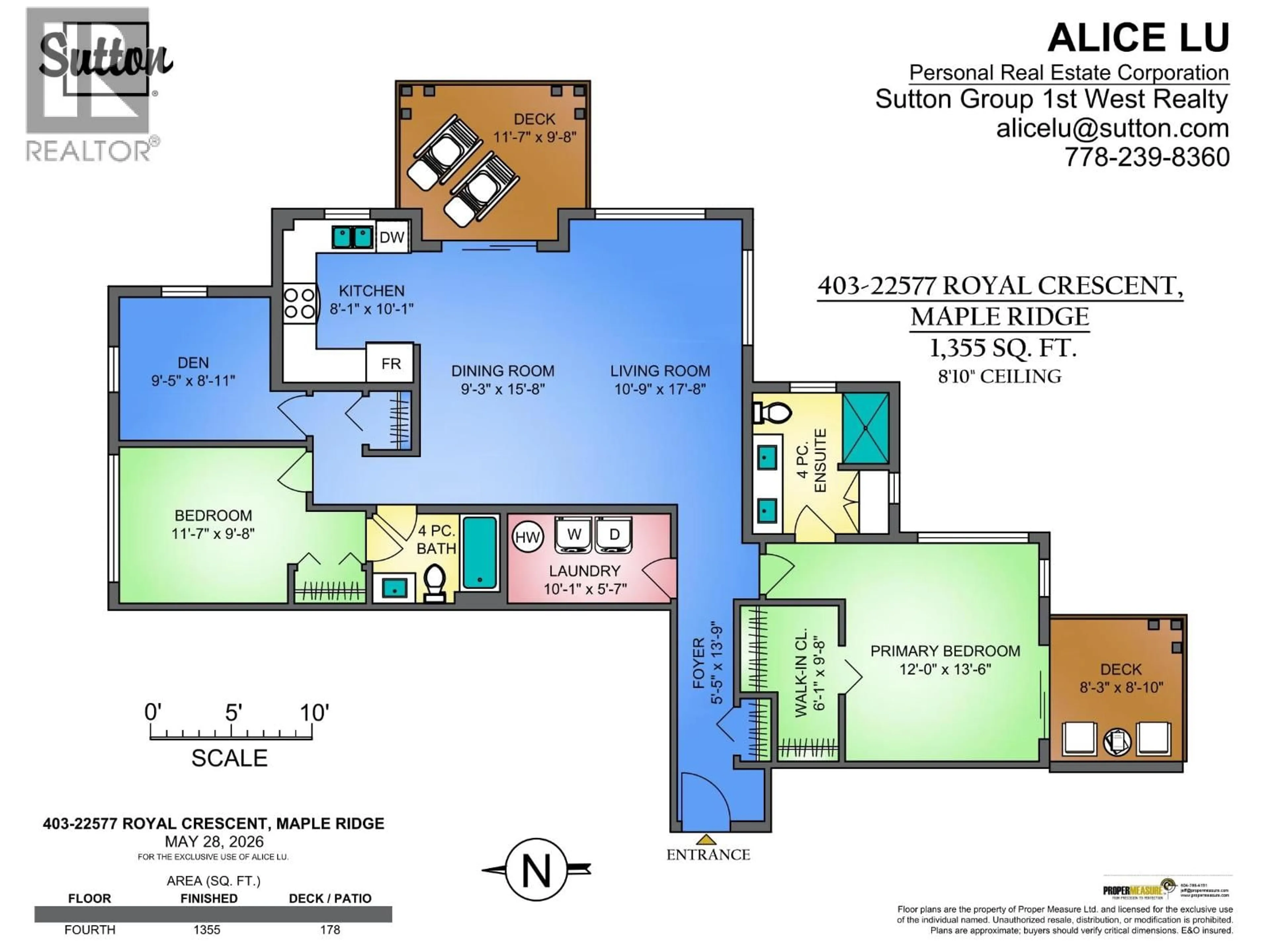 Floor plan for 403 - 22577 ROYAL CRESCENT, Maple Ridge British Columbia V2X2M2