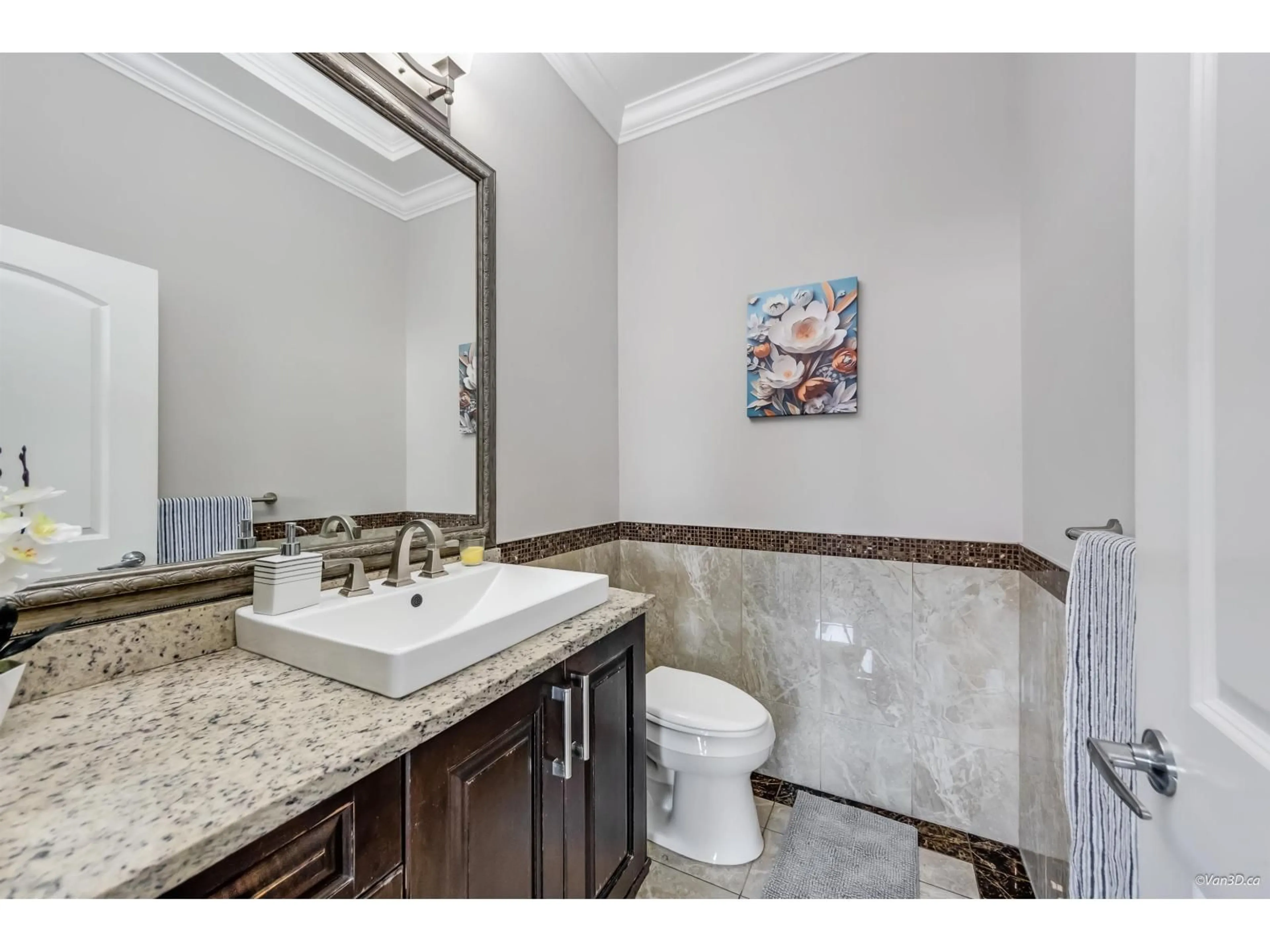 Standard bathroom, ceramic/tile floor for 14255 62B AVENUE, Surrey British Columbia V3X0B7