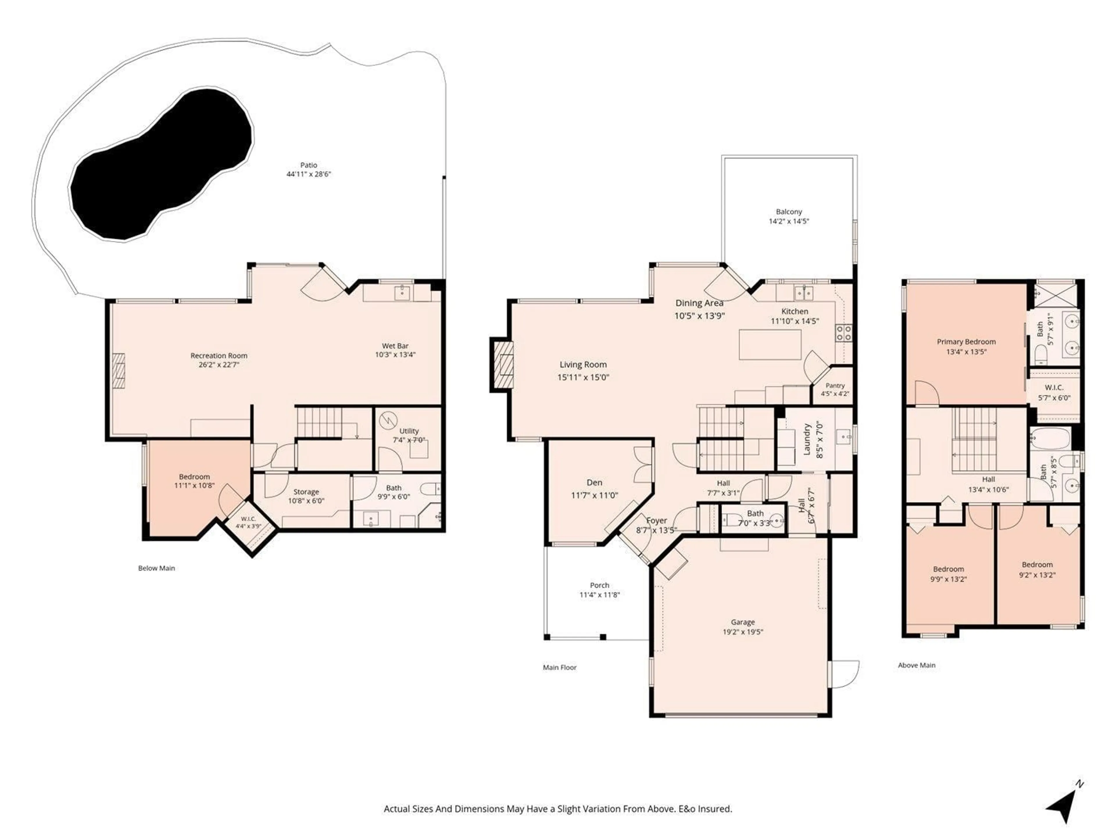 Floor plan for 2 - 3504 BASSANO TERRACE, Abbotsford British Columbia V3G2Z8