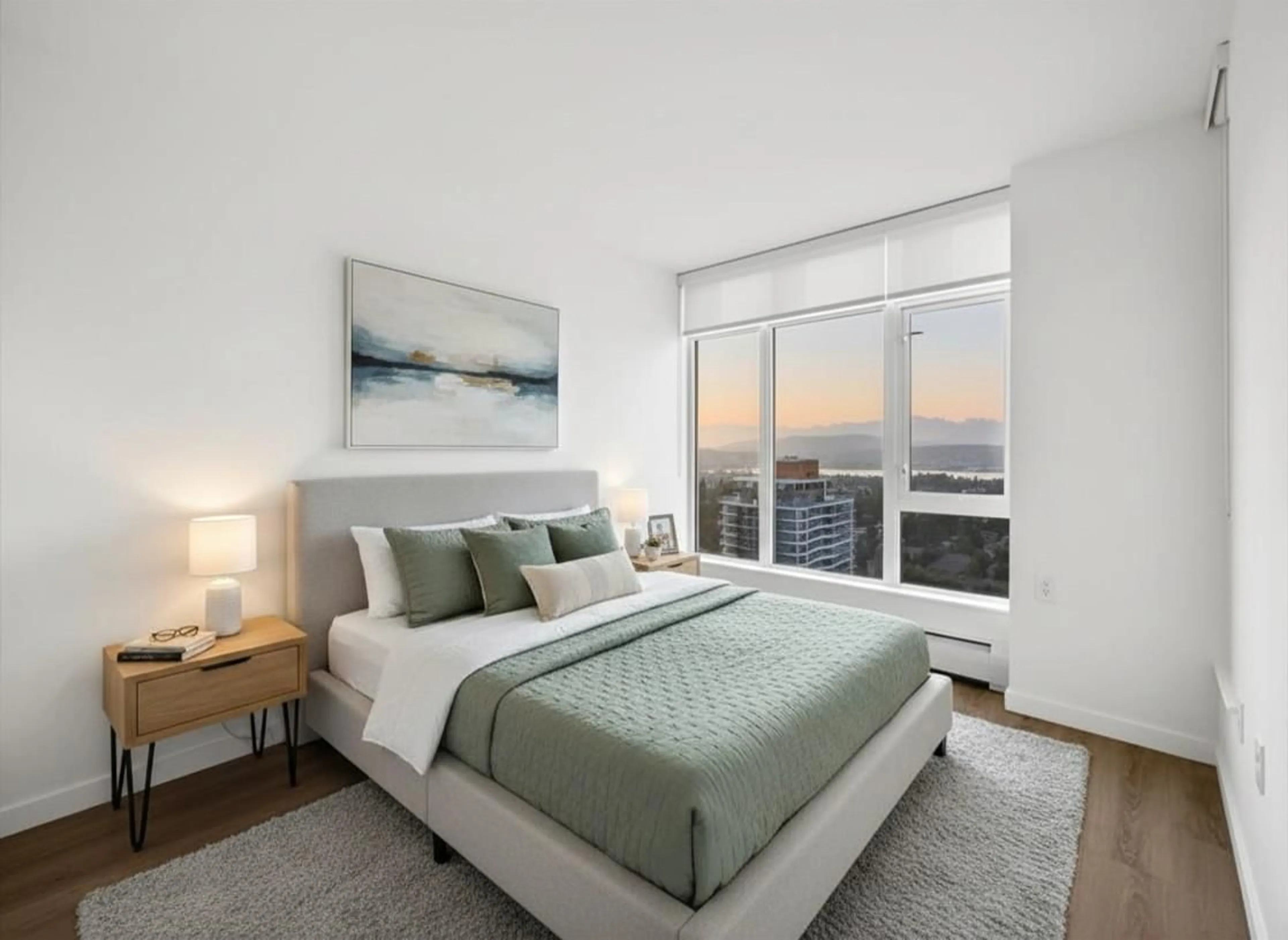 Bedroom with bed, unknown for 3103 - 13350 CENTRAL AVENUE, Surrey British Columbia V3T0S1