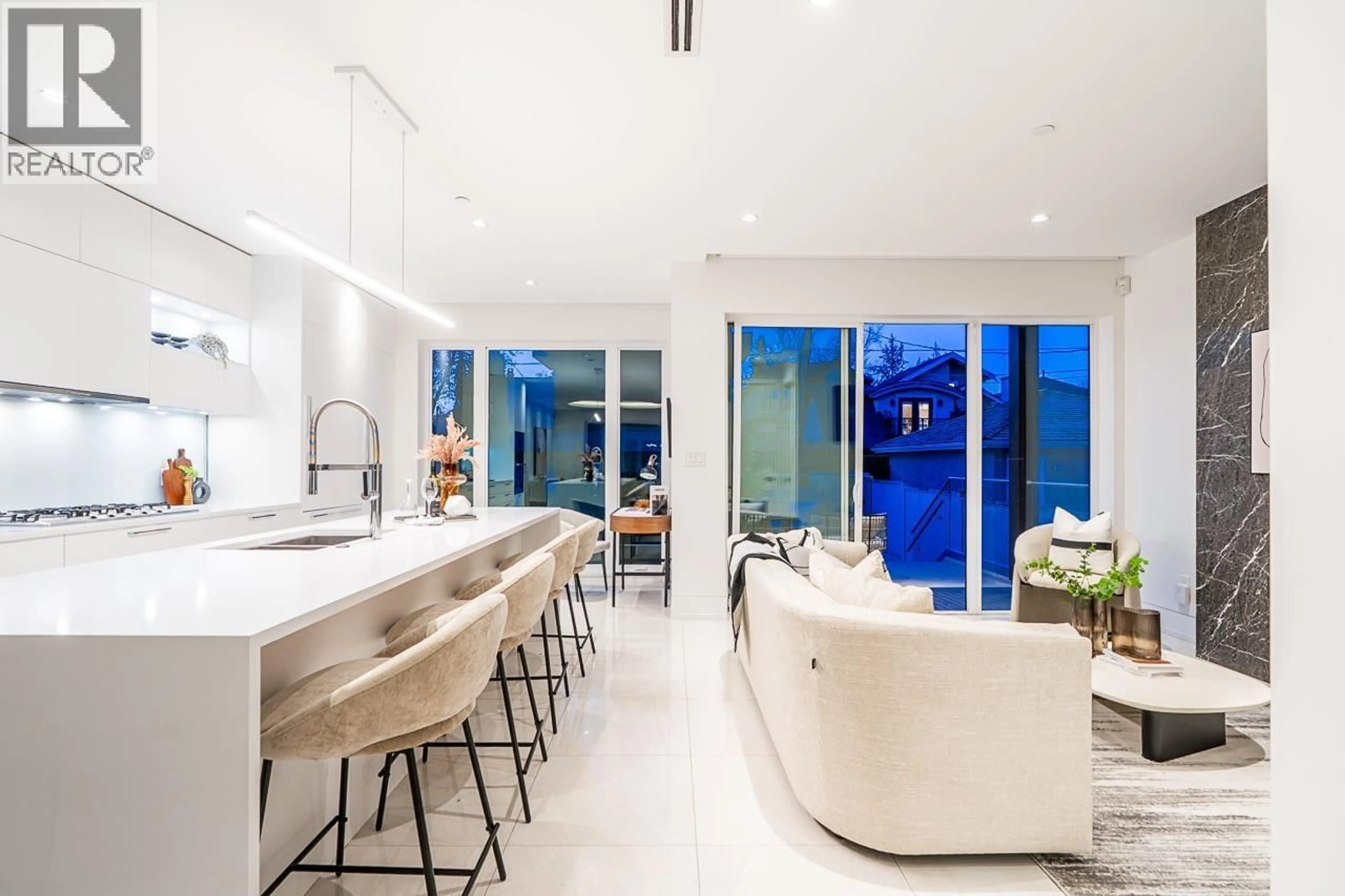Contemporary kitchen, ceramic/tile floor for 4691 9TH AVENUE, Vancouver British Columbia V6R2E3