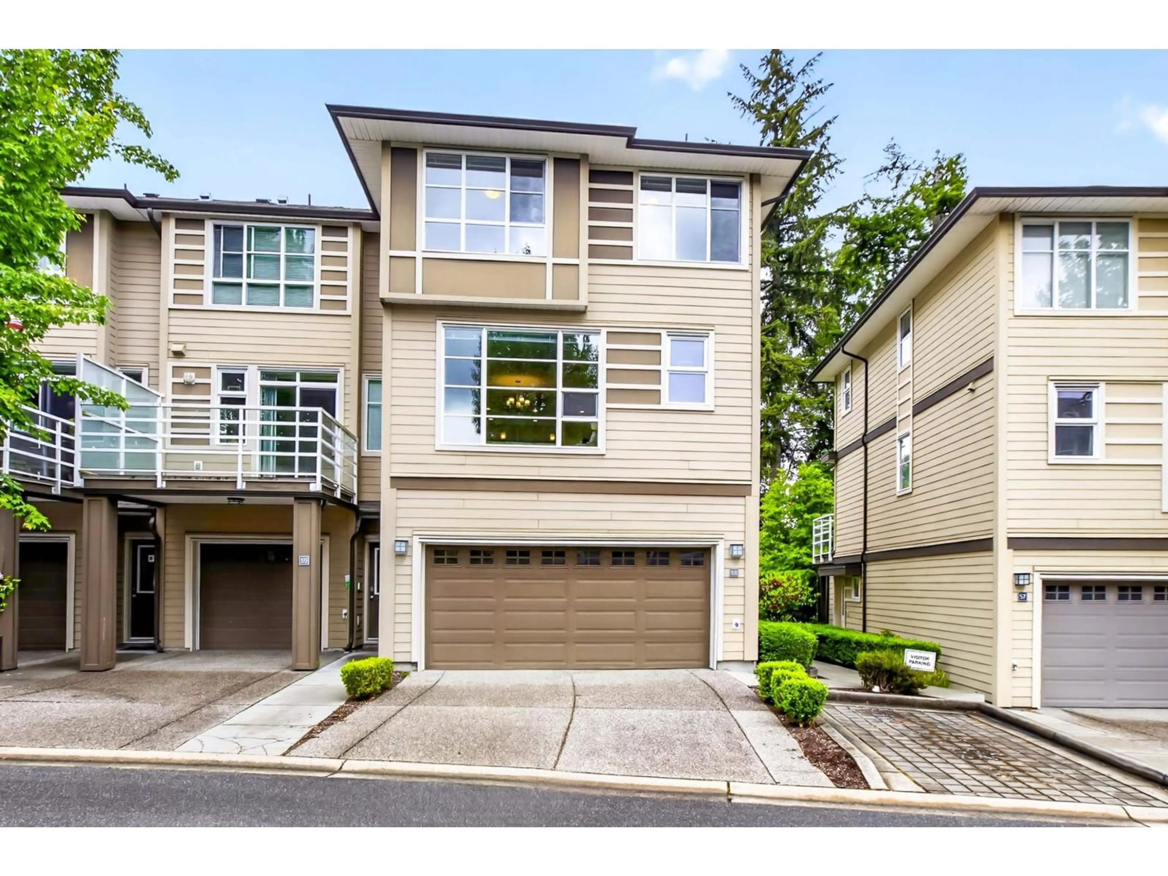 Home with vinyl exterior material, street for 58 - 15405 31 AVENUE, Surrey British Columbia V3Z2W5