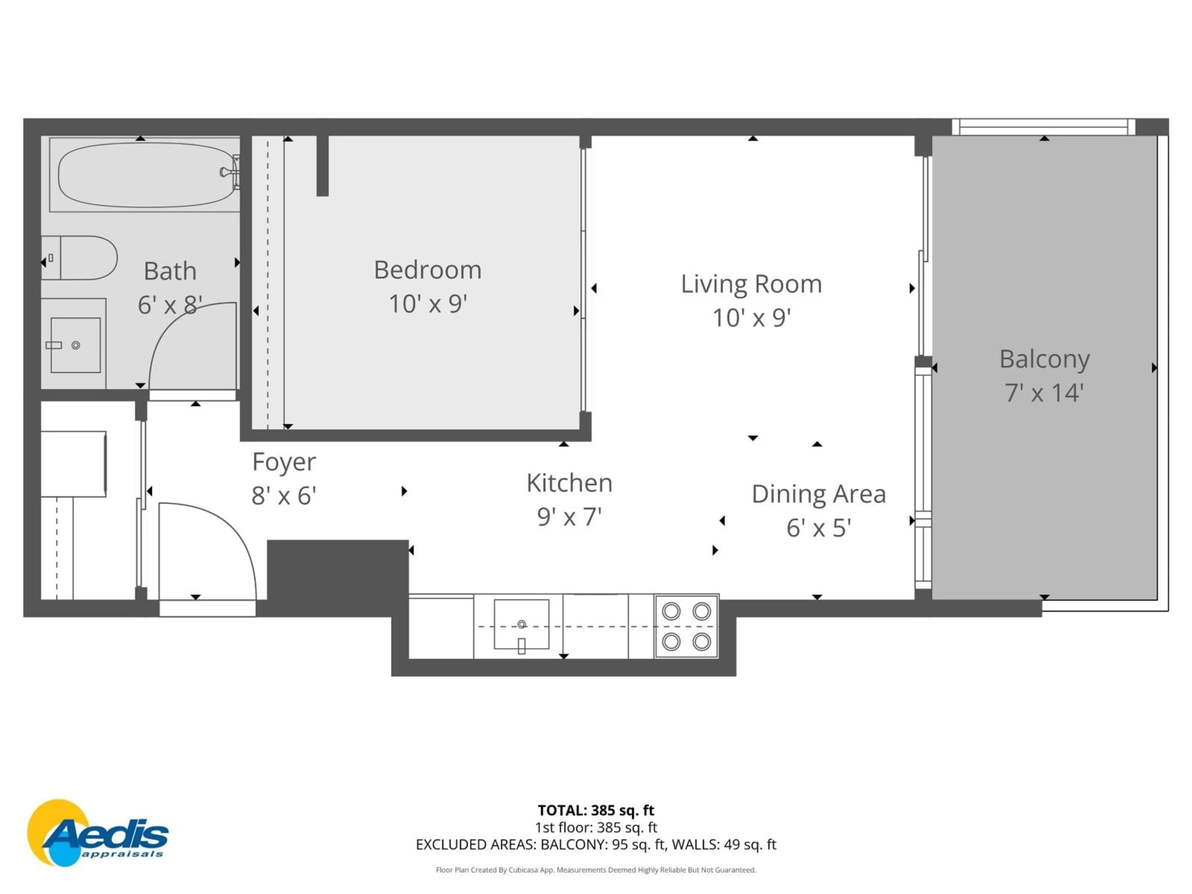 Floor plan for 1507 - 13308 CENTRAL AVENUE, Surrey British Columbia V3T0M4