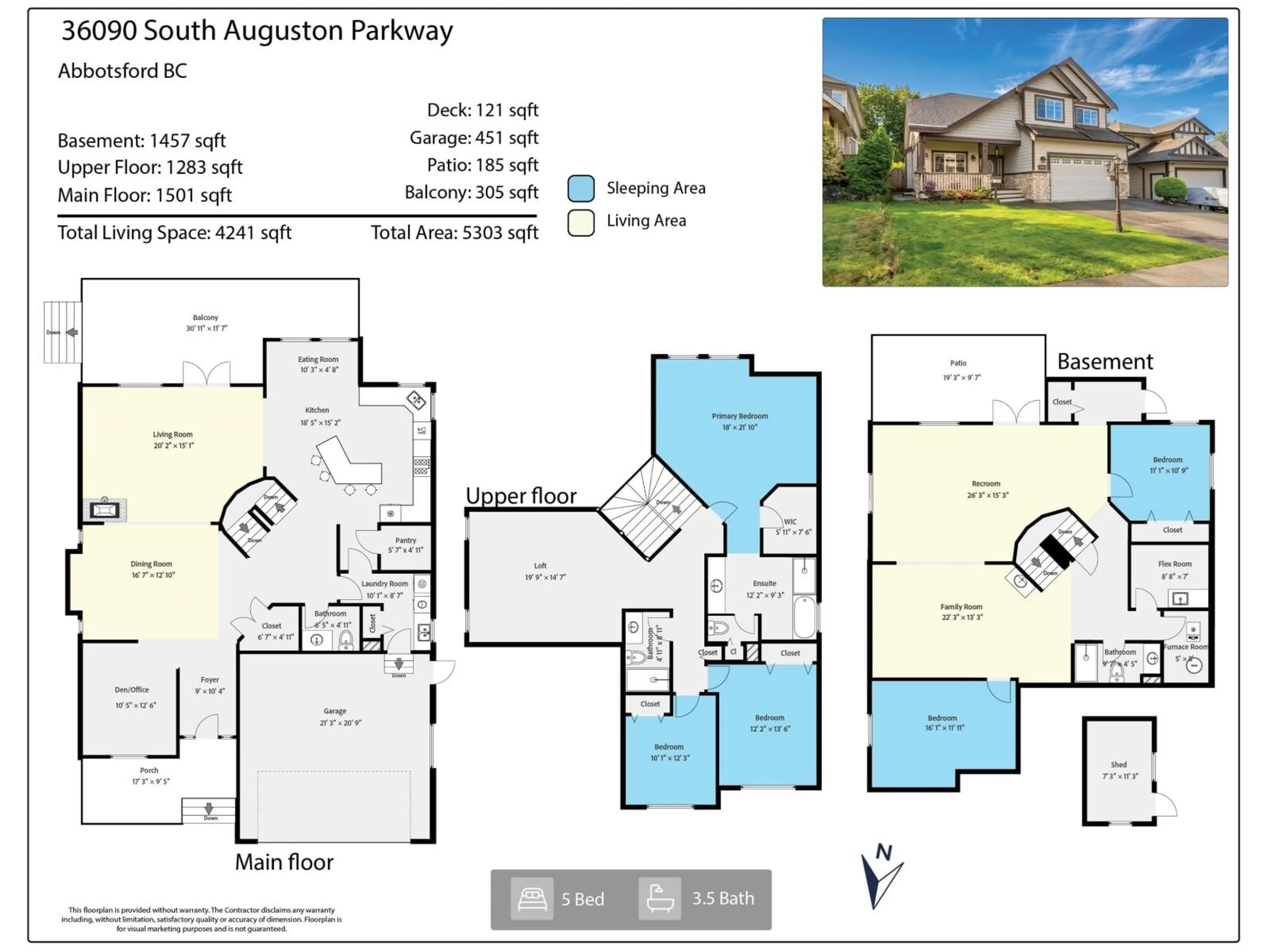 Floor plan for 36090 AUGUSTON PARKWAY SOUTH, Abbotsford British Columbia V3G3G1