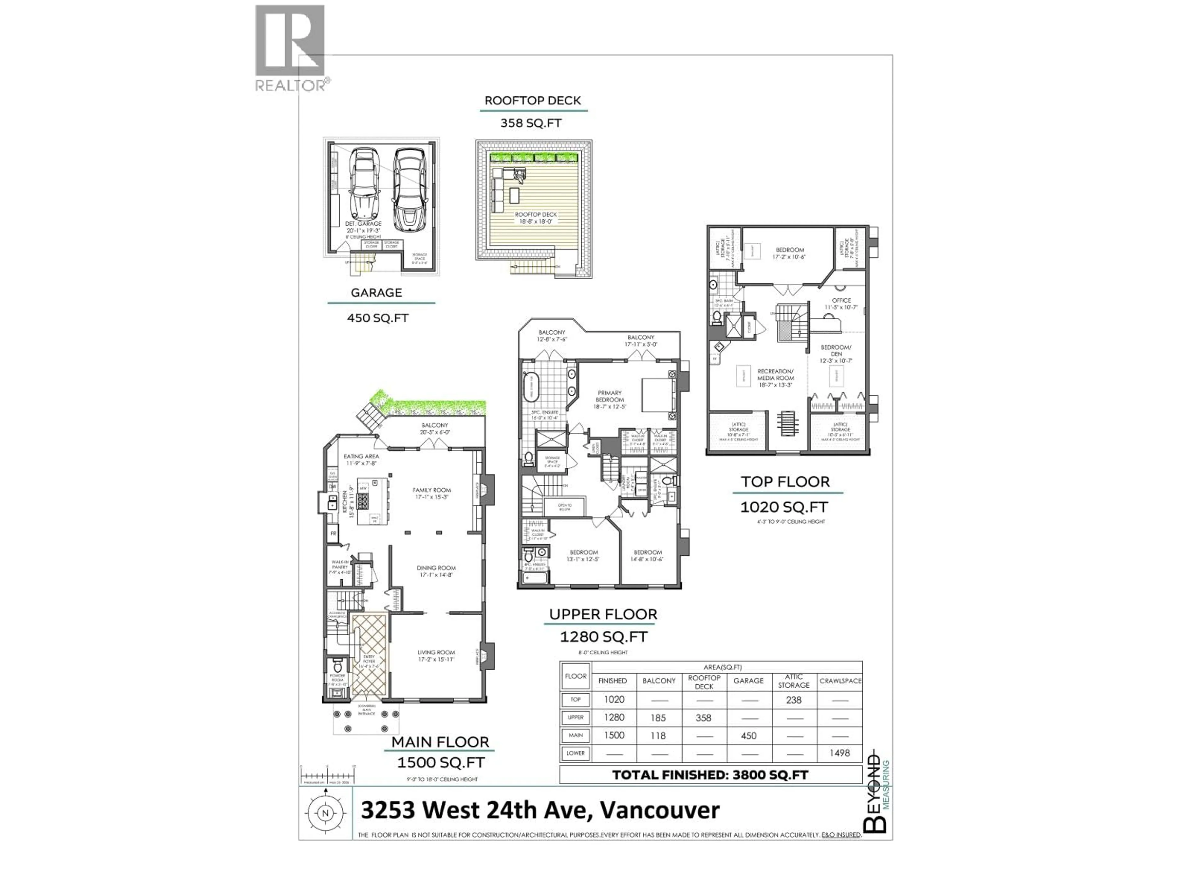 Floor plan for 3253 24TH AVENUE, Vancouver British Columbia V6L1R8