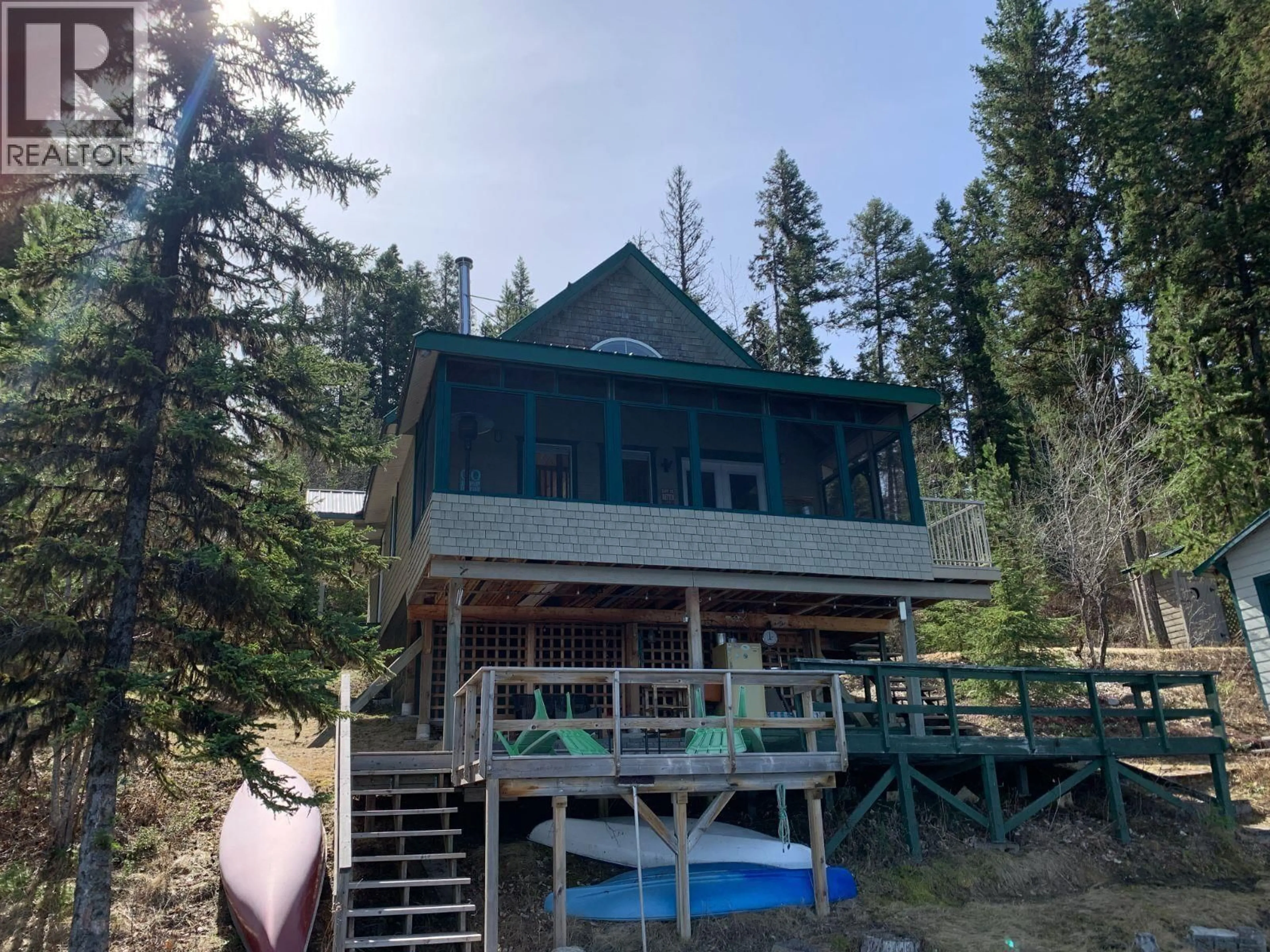 A pic from outside/outdoor area/front of a property/back of a property/a pic from drone, mountain view for 6199 BREMNER ROAD, Williams Lake British Columbia V2G5L9
