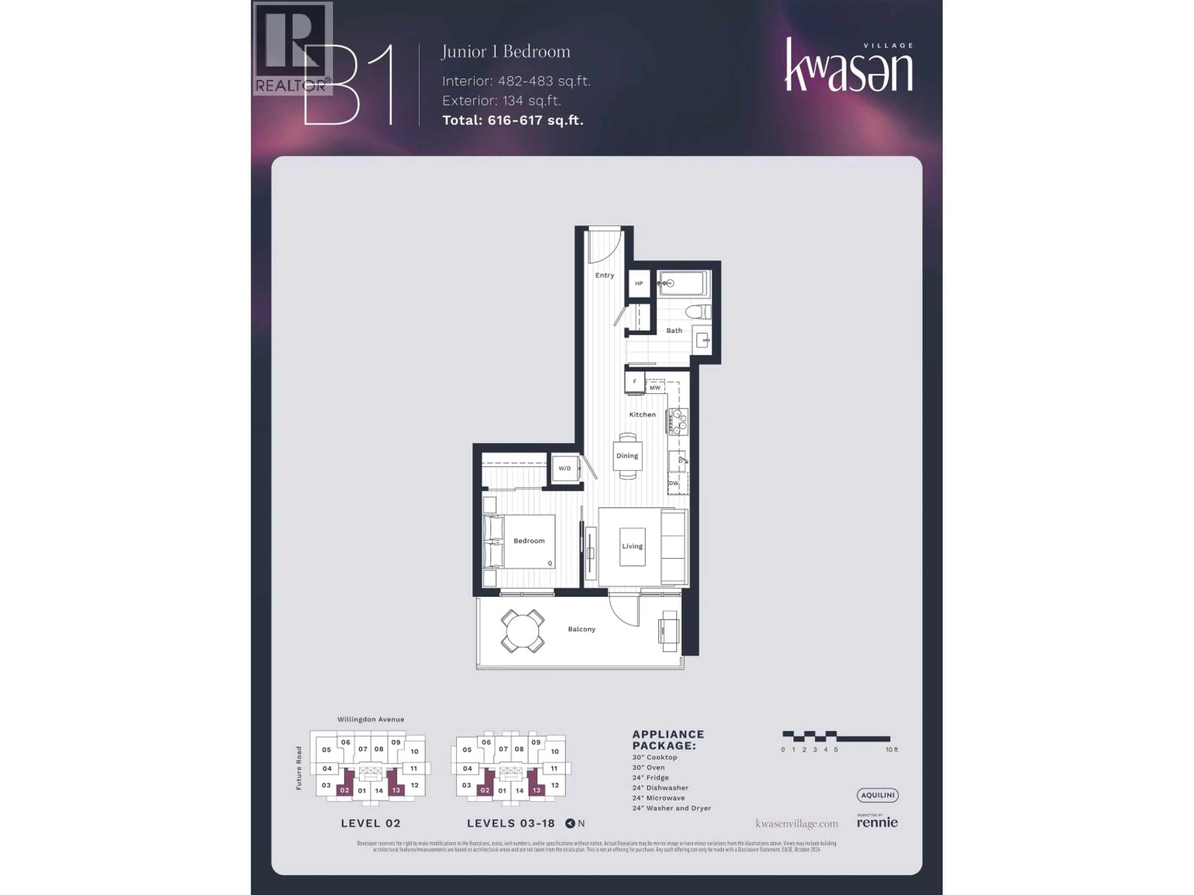 Floor plan for 602 - 3633 WILLINGDON AVENUE, Burnaby British Columbia V0V0V0