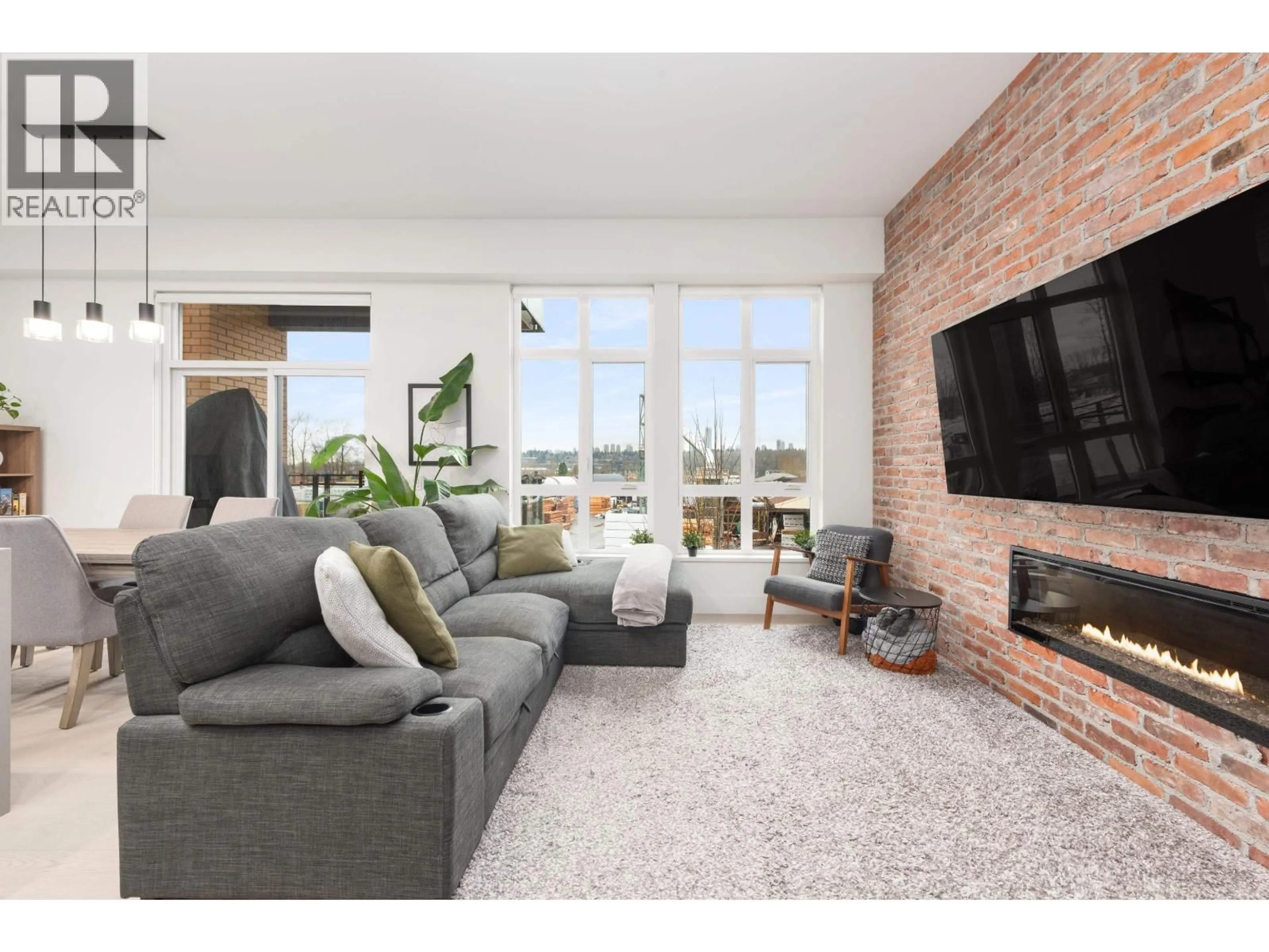 Living room with furniture, unknown for 303 - 300 SALTER STREET, New Westminster British Columbia V3M0L9