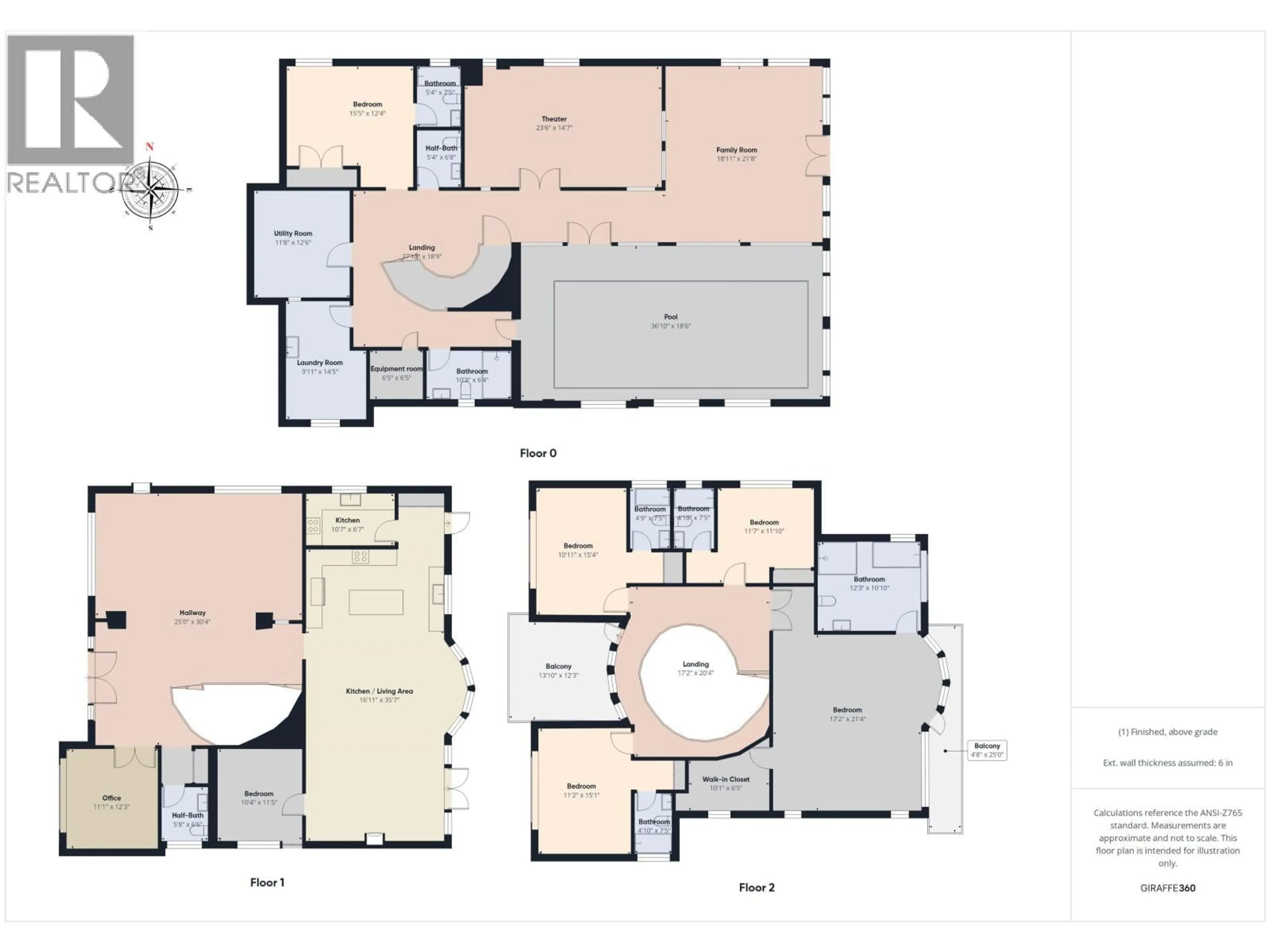 Floor plan for 6188 ADERA STREET, Vancouver British Columbia V6M3J6