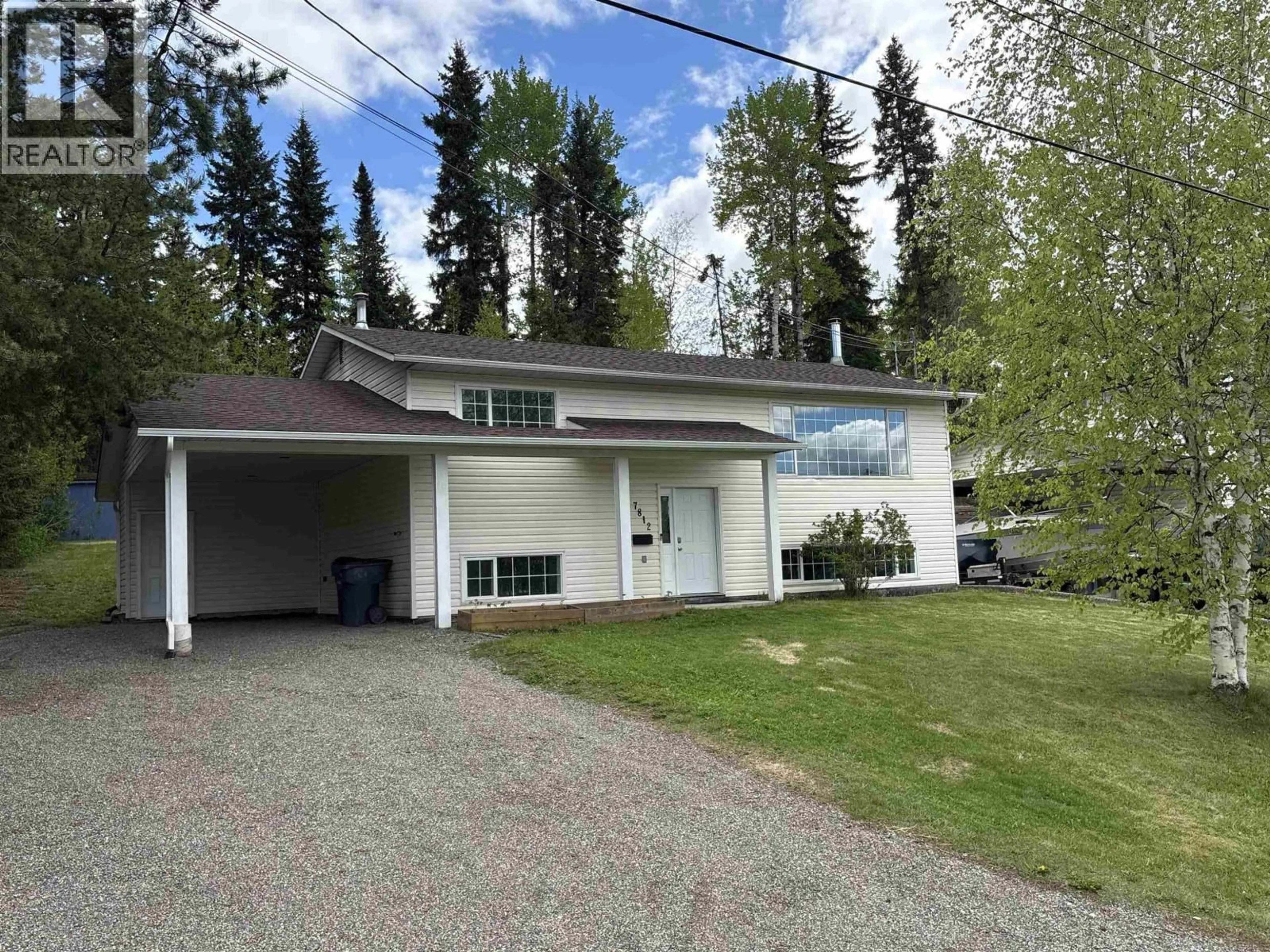 A pic from outside/outdoor area/front of a property/back of a property/a pic from drone, unknown for 7812 THOMSPON DRIVE, Prince George British Columbia V2N5N6