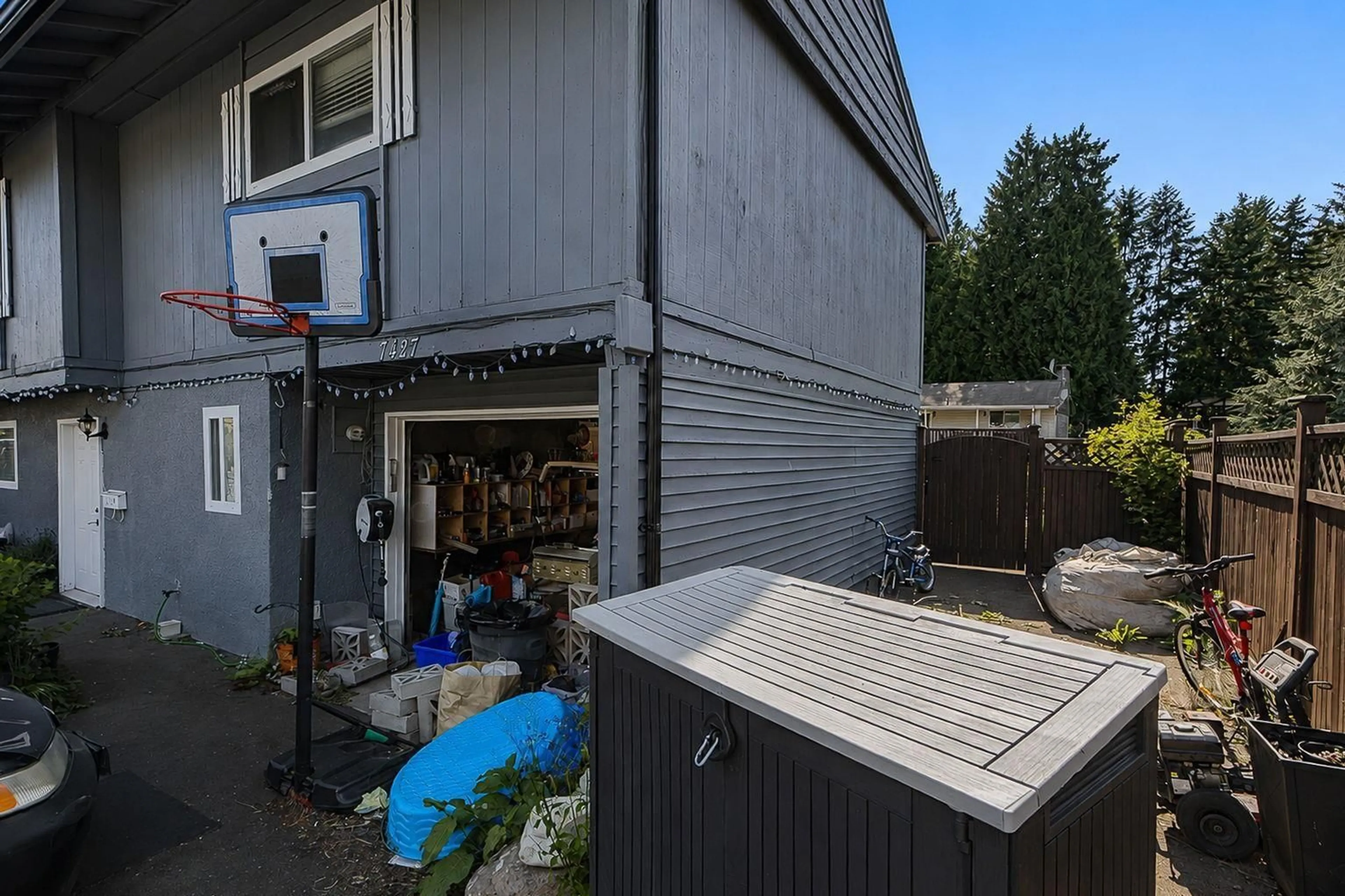 A pic from outside/outdoor area/front of a property/back of a property/a pic from drone, street for 7427 115 STREET, Delta British Columbia V4C5M6