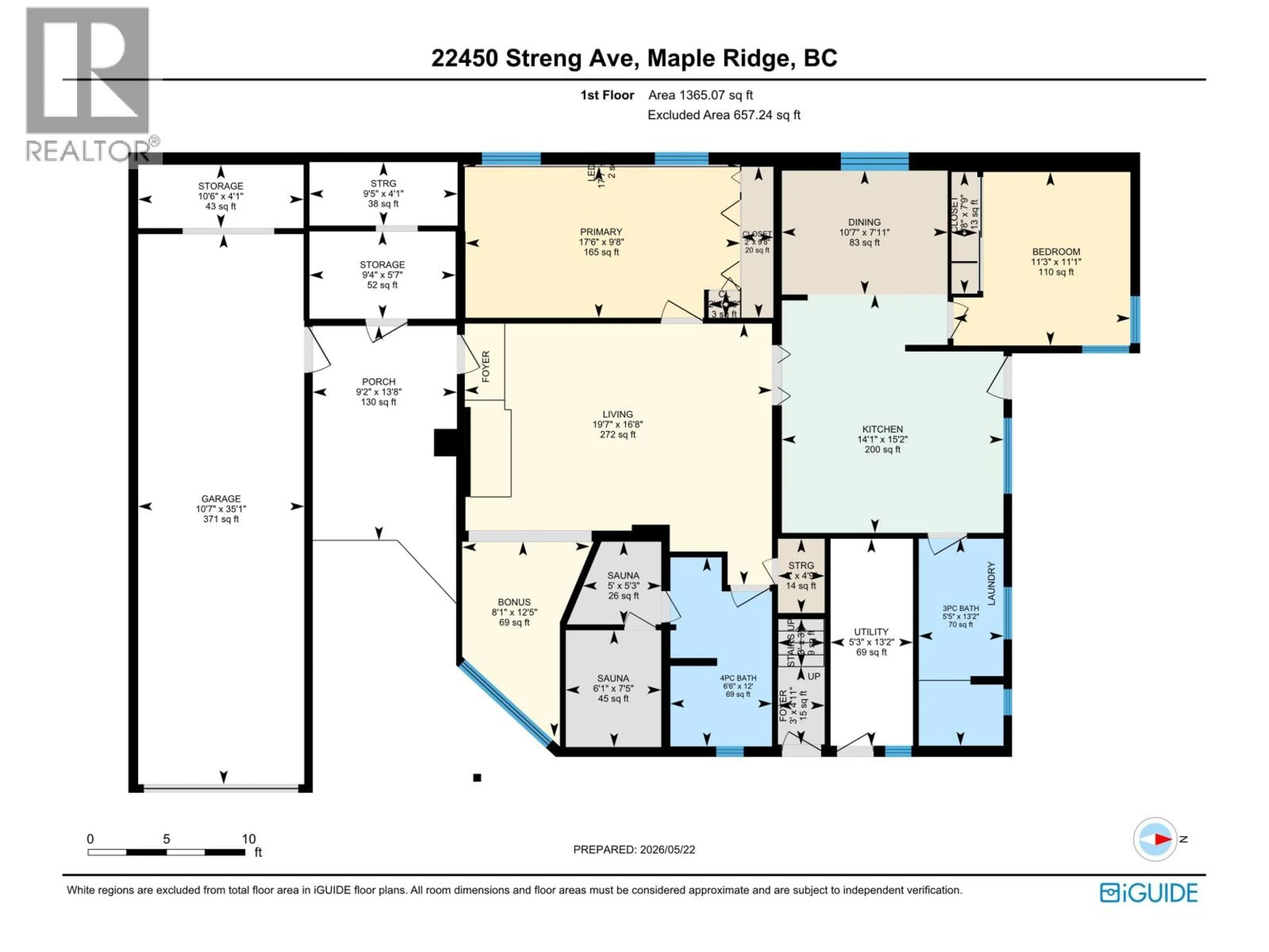 Floor plan for 22450 STRENG AVENUE, Maple Ridge British Columbia V2X4M5
