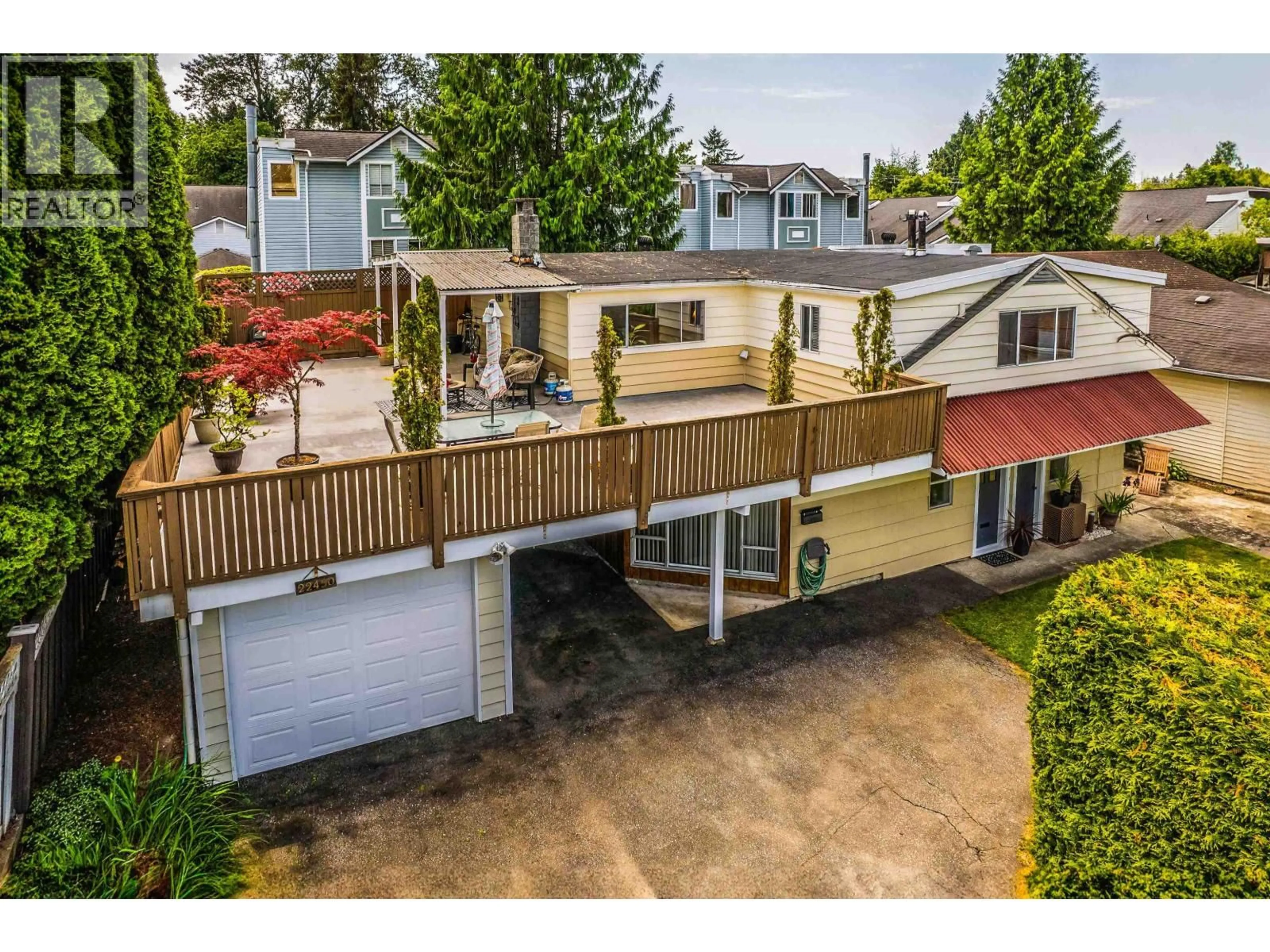 A pic from outside/outdoor area/front of a property/back of a property/a pic from drone, street for 22450 STRENG AVENUE, Maple Ridge British Columbia V2X4M5