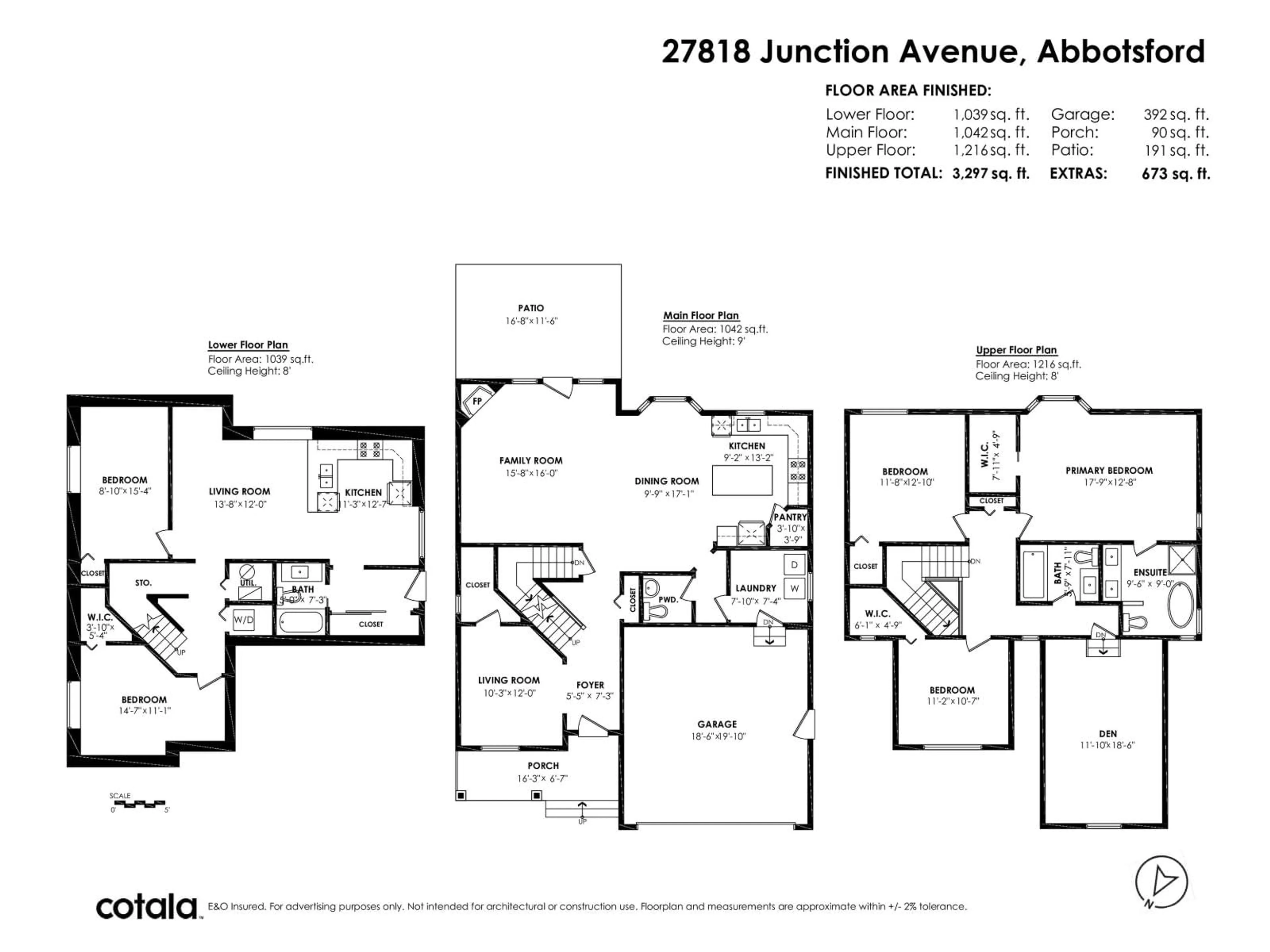 Floor plan for 27818 JUNCTION AVENUE, Abbotsford British Columbia V4X2S2