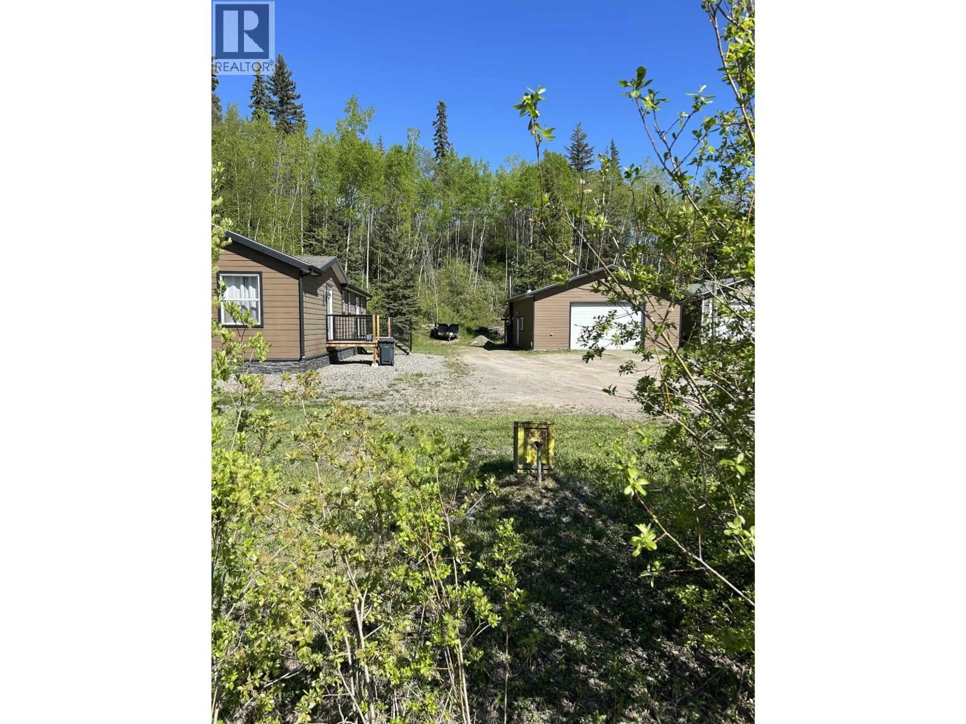 A pic from outside/outdoor area/front of a property/back of a property/a pic from drone, forest/trees view for 900 MURRAY ROAD, Fort St. James British Columbia V0J1P0
