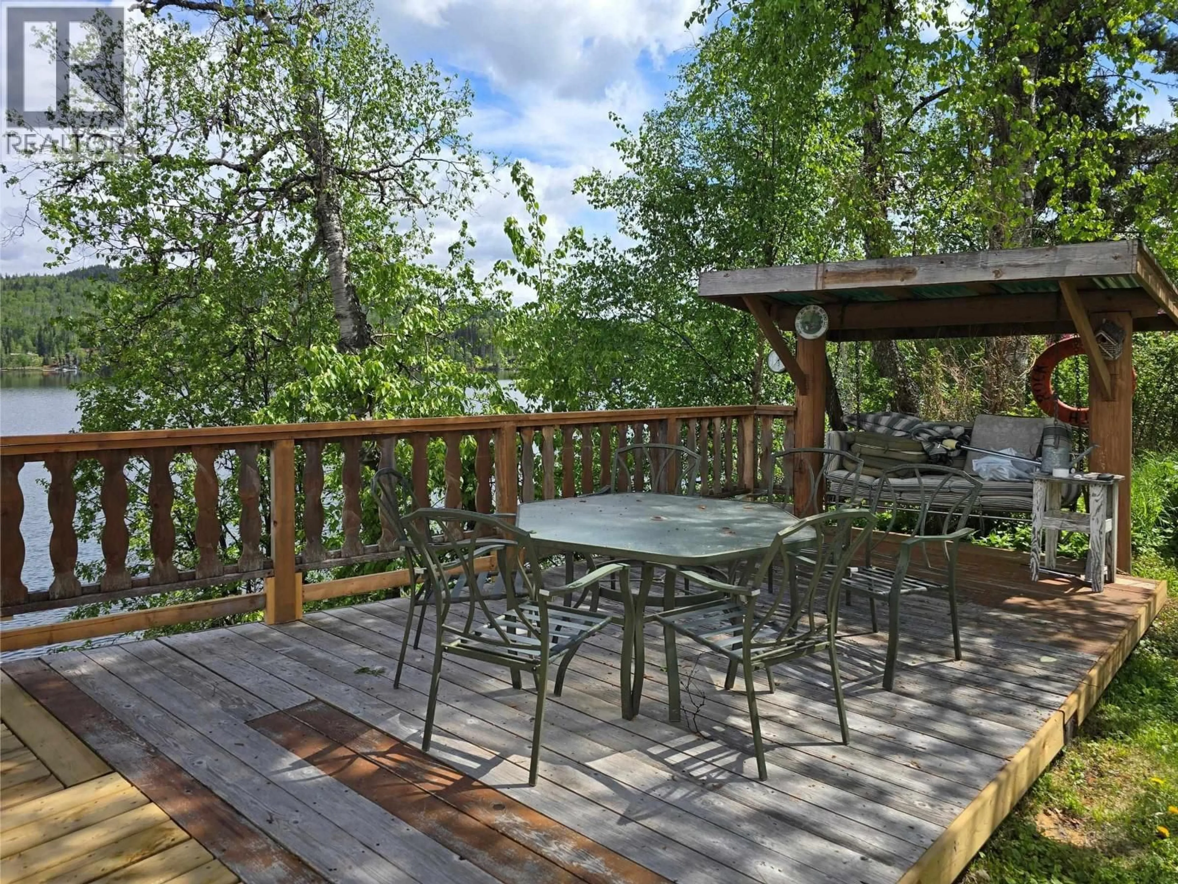 Patio, water/lake/river/ocean view for 6412 HORSEFLY LANDING ROAD, Horsefly British Columbia V0L1L0