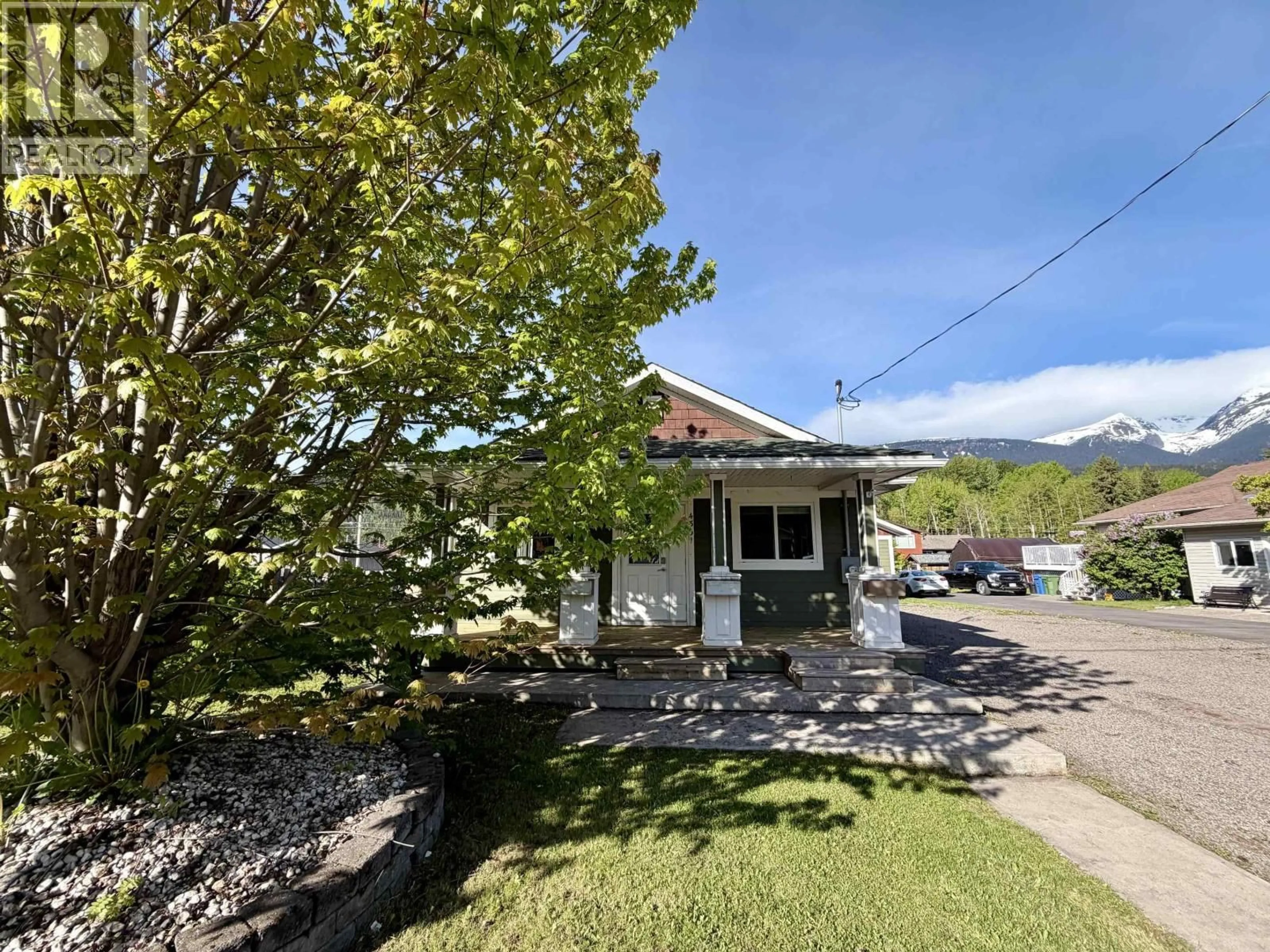 A pic from outside/outdoor area/front of a property/back of a property/a pic from drone, unknown for 4331 THIRD AVENUE, Smithers British Columbia V0J2N0