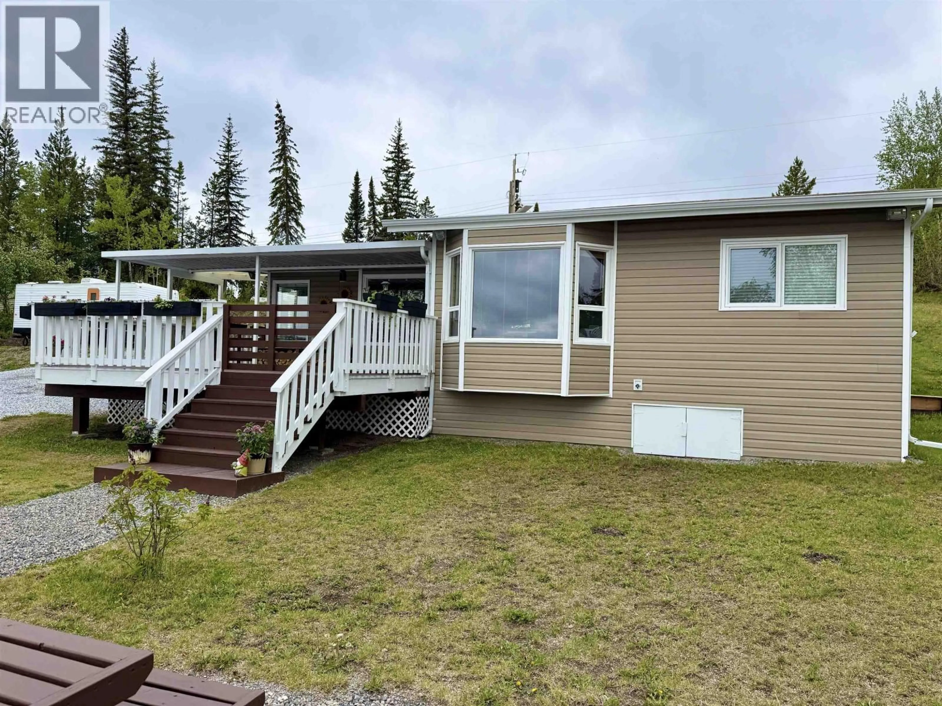 A pic from outside/outdoor area/front of a property/back of a property/a pic from drone, mountain view for 4830 MEIER ROAD, Cluculz Lake British Columbia V0J3A3