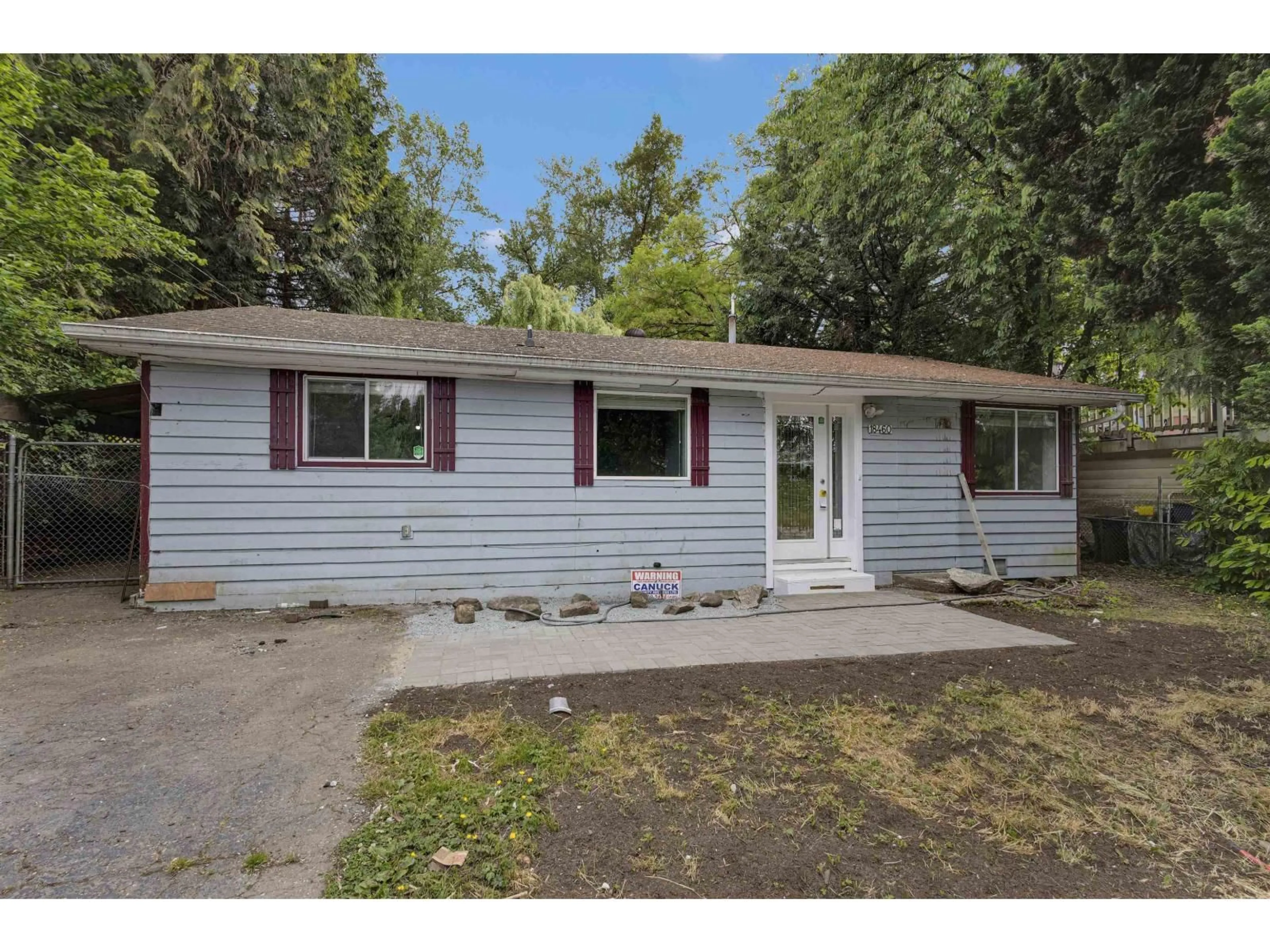 Home with vinyl exterior material, street for 18460 74 AVENUE, Surrey British Columbia V4N6C2