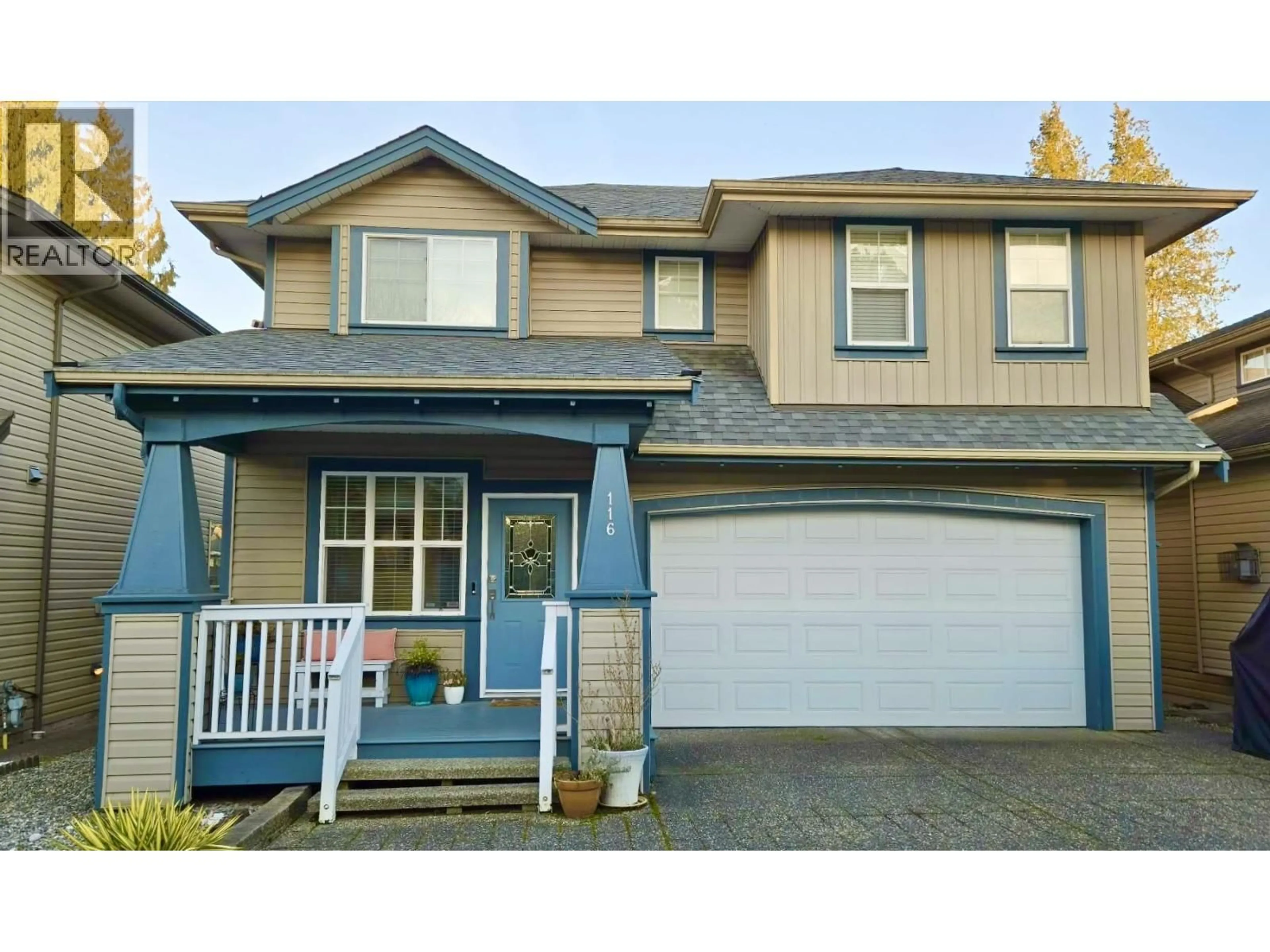 Home with vinyl exterior material, street for 116 - 21868 LOUGHEED HIGHWAY, Maple Ridge British Columbia V2X2S4