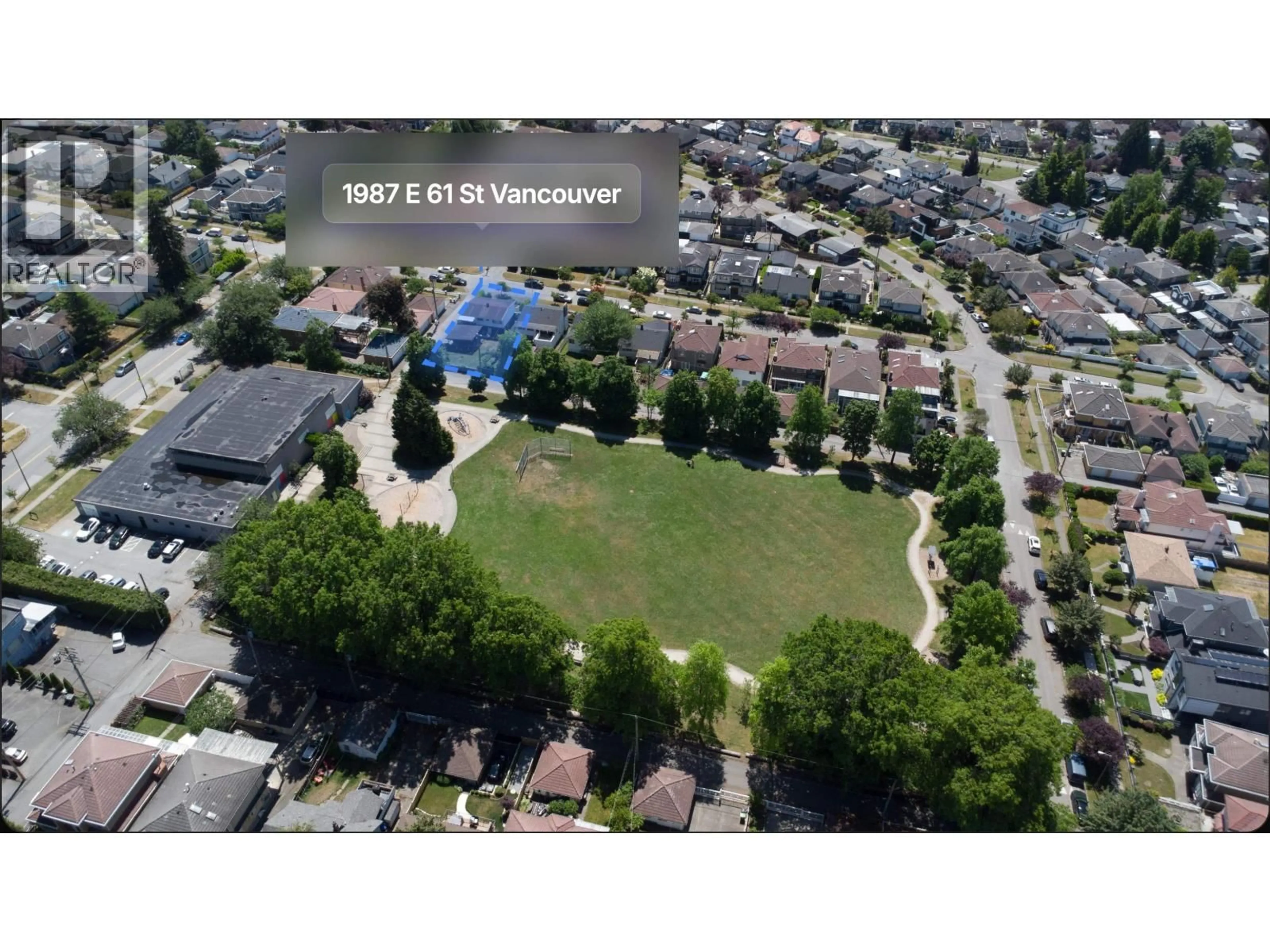 A pic from outside/outdoor area/front of a property/back of a property/a pic from drone, mountain view for 1987 61ST AVENUE, Vancouver British Columbia V5P2K2