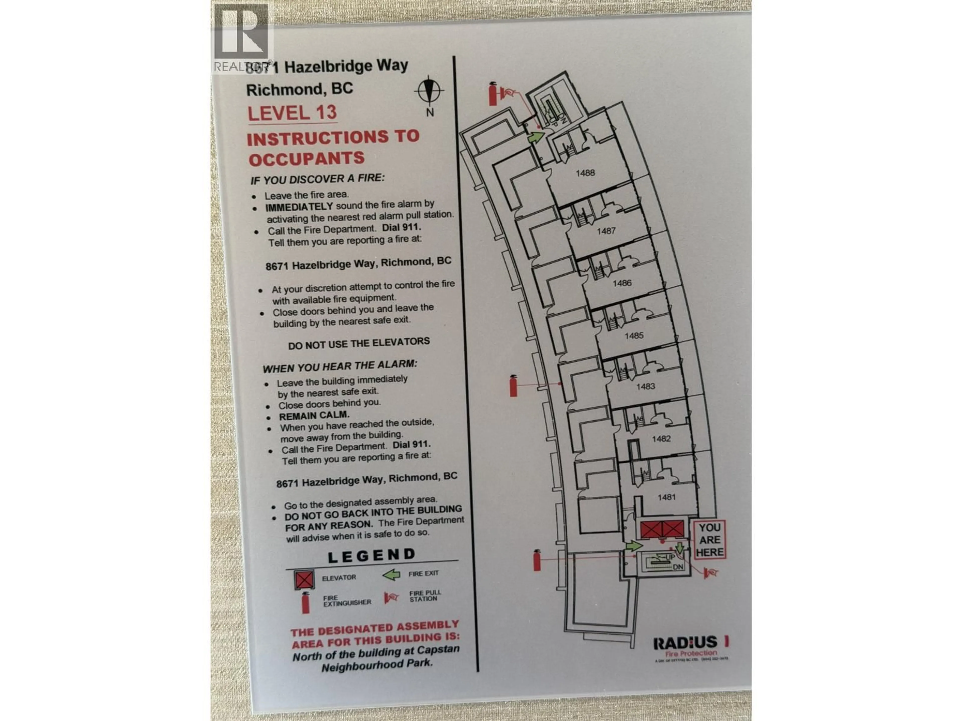 Unknown for 1483 - 8671 HAZELBRIDGE WAY, Richmond British Columbia V6X0W9