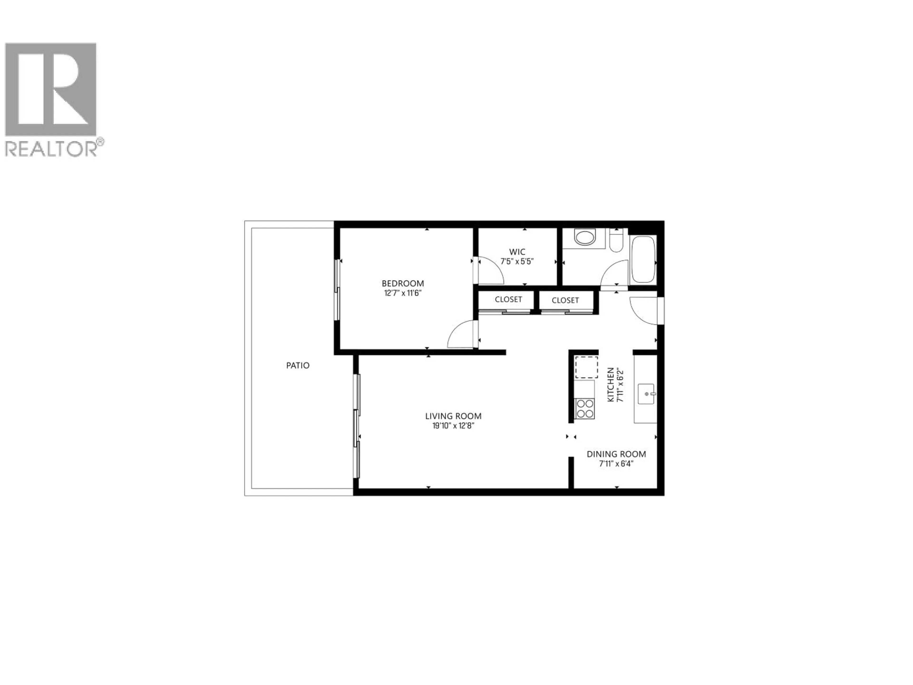 Floor plan for 219 - 1385 DRAYCOTT ROAD, North Vancouver British Columbia V7J3K9