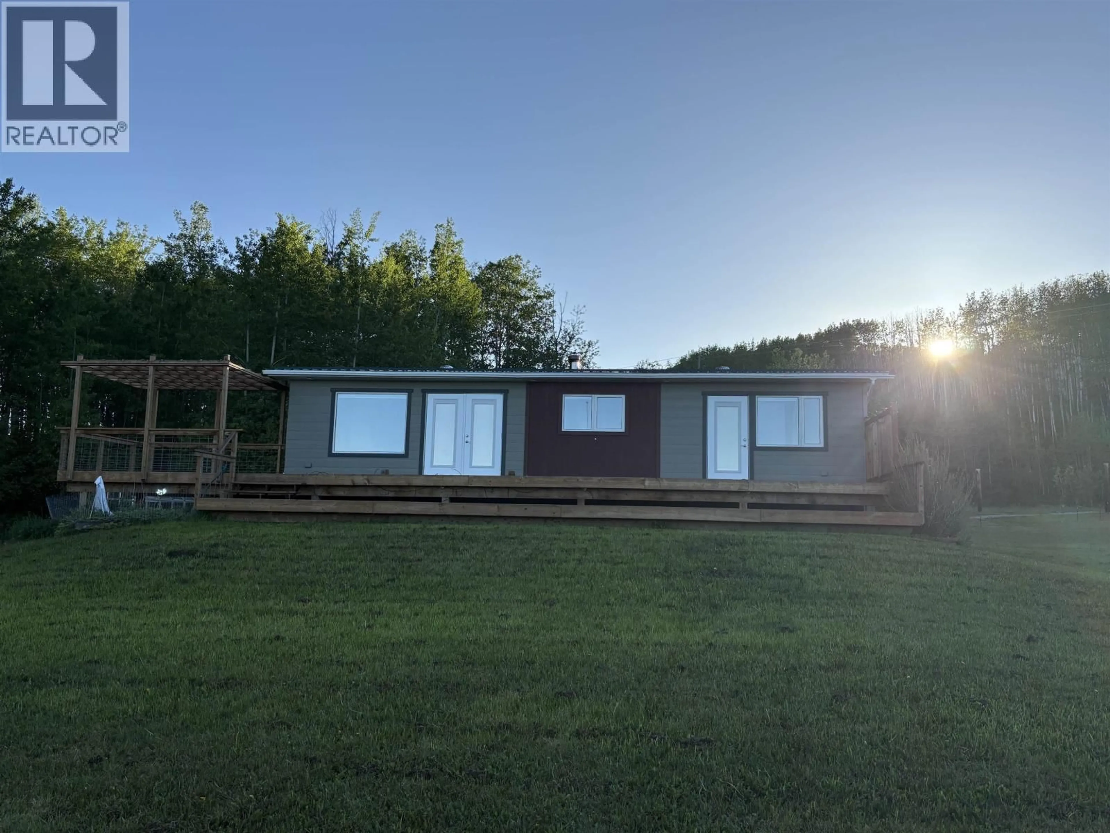 A pic from outside/outdoor area/front of a property/back of a property/a pic from drone, building for 20154 BEATTIE DRIVE, Hudsons Hope British Columbia V0C1V0