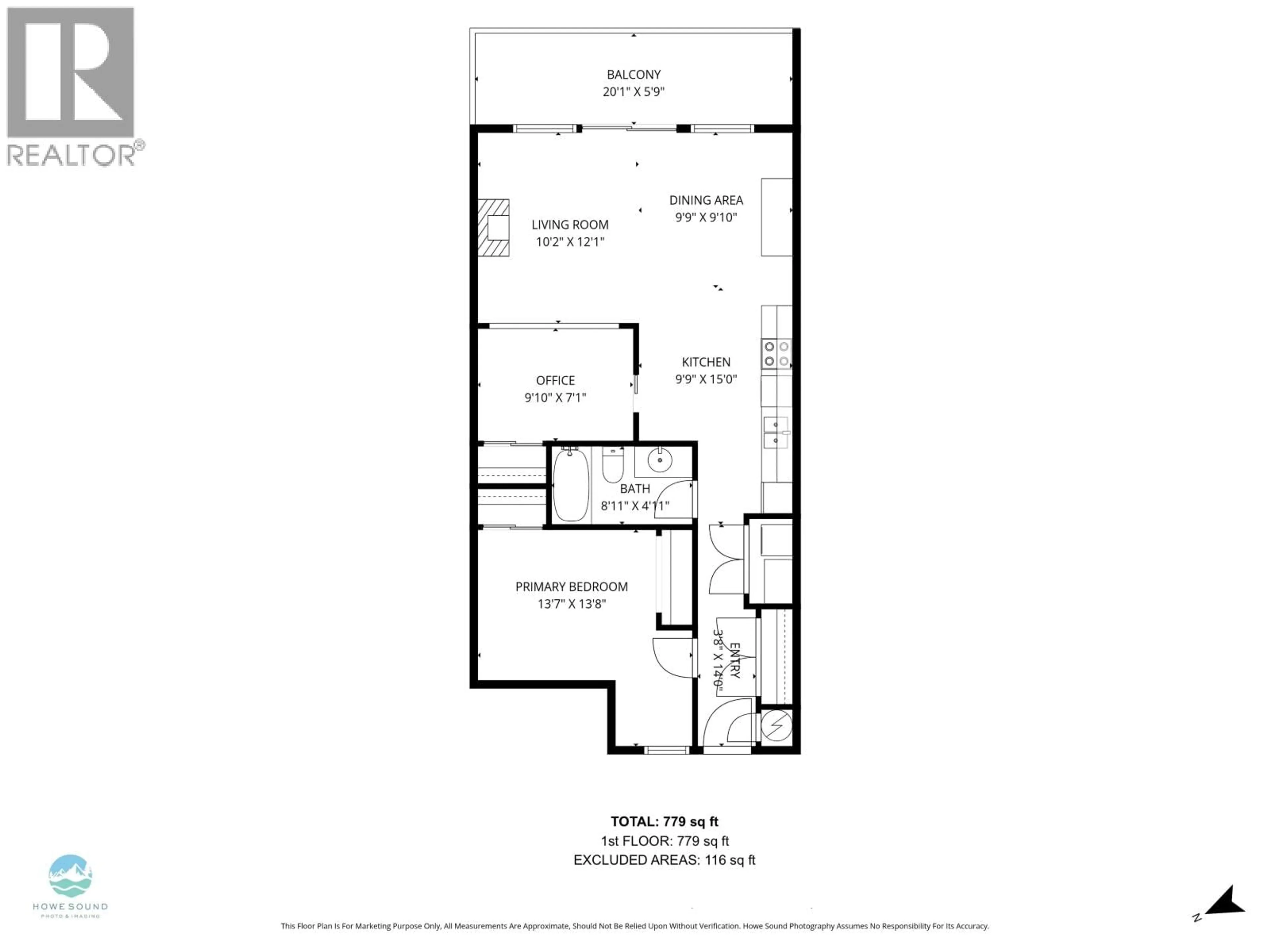 Floor plan for 306 - 38142 CLEVELAND AVENUE, Squamish British Columbia V8B0A4