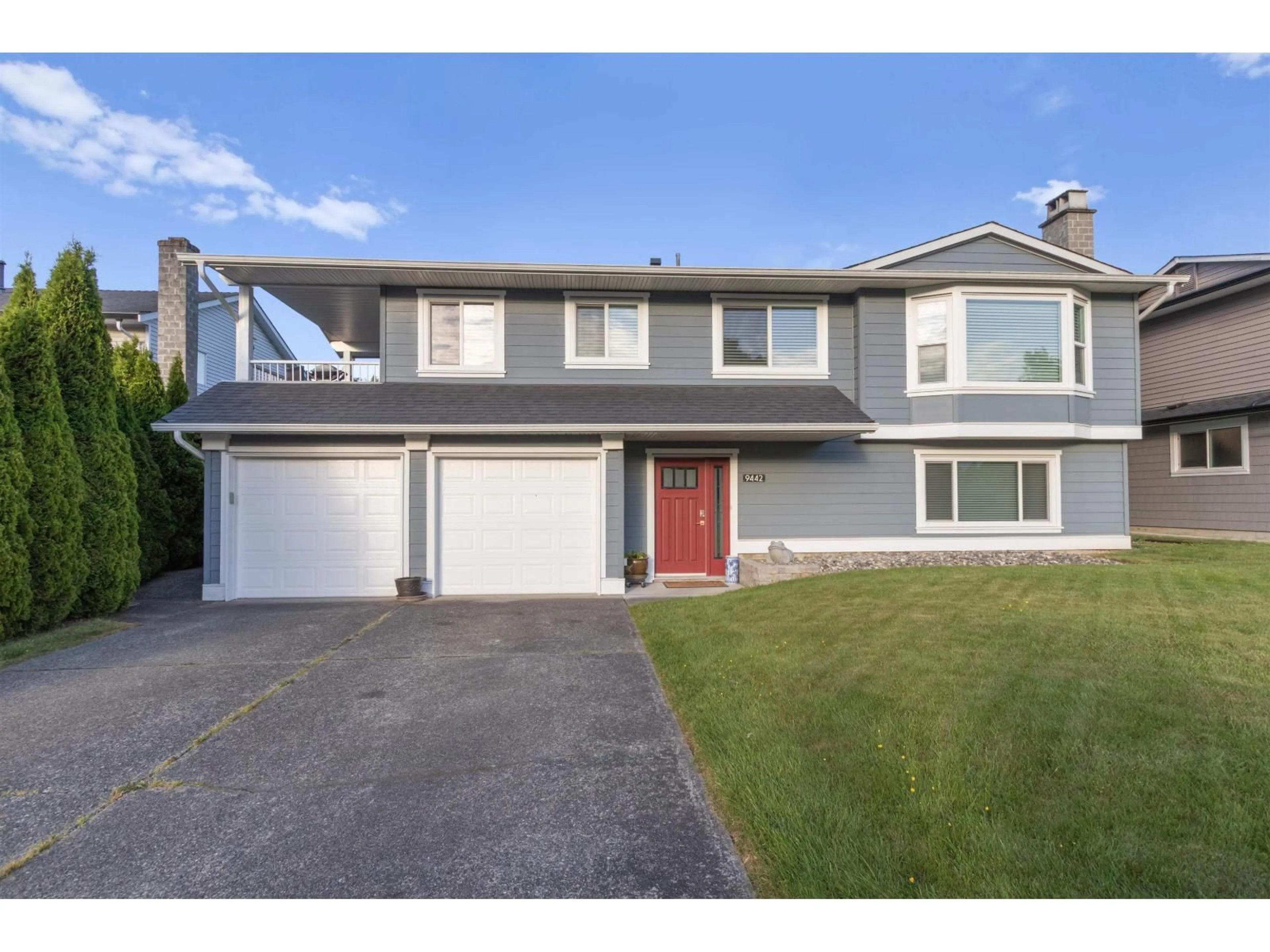 Home with vinyl exterior material, street for 9442 212B STREET, Langley British Columbia V1M1L8