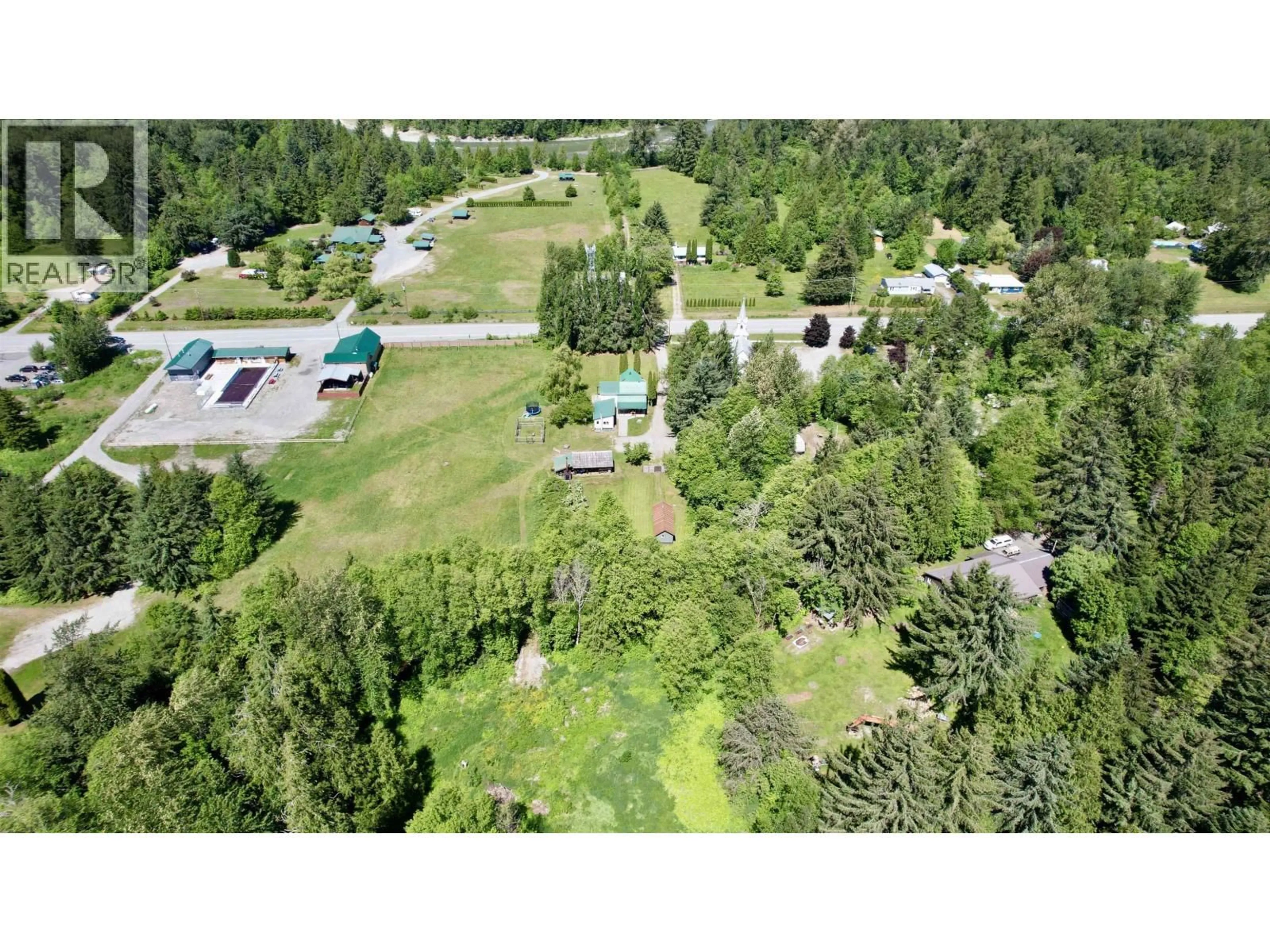 A pic from outside/outdoor area/front of a property/back of a property/a pic from drone, forest/trees view for 1867 MACKENZIE 20 HIGHWAY, Hagensborg British Columbia V0T1H0
