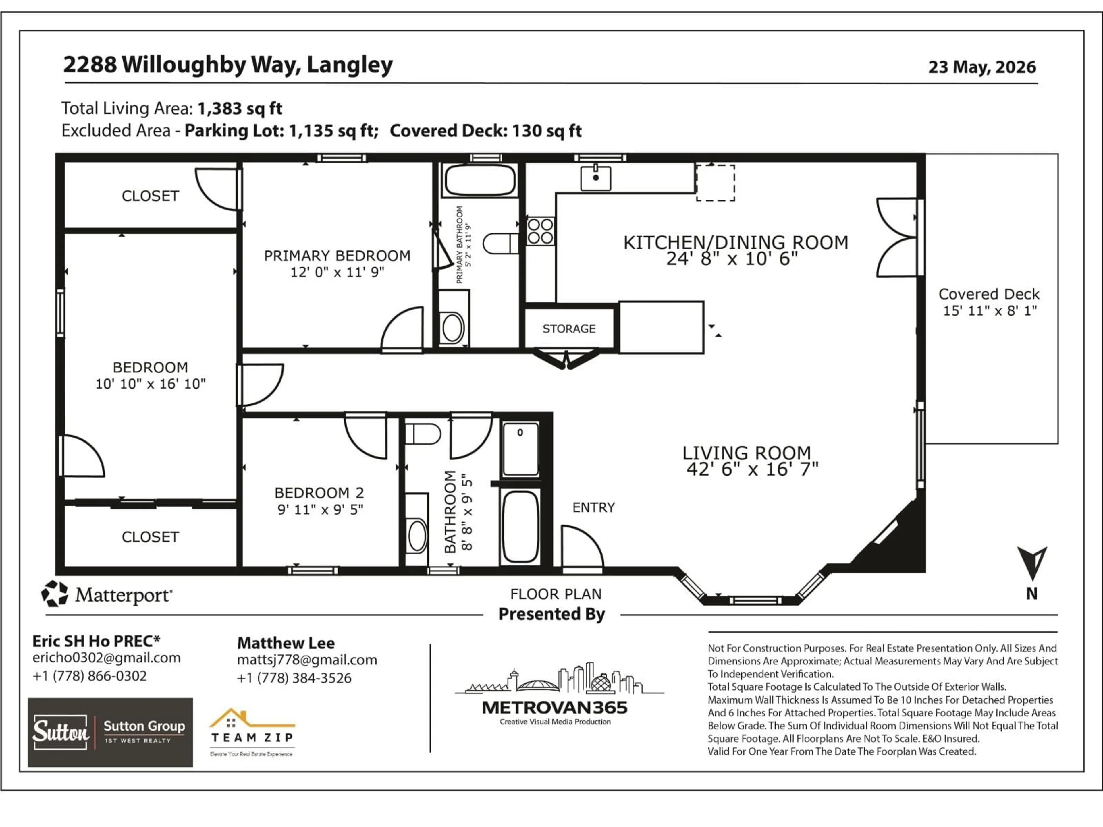 Floor plan for 2288 WILLOUGHBY WAY, Langley British Columbia V2Y1K6