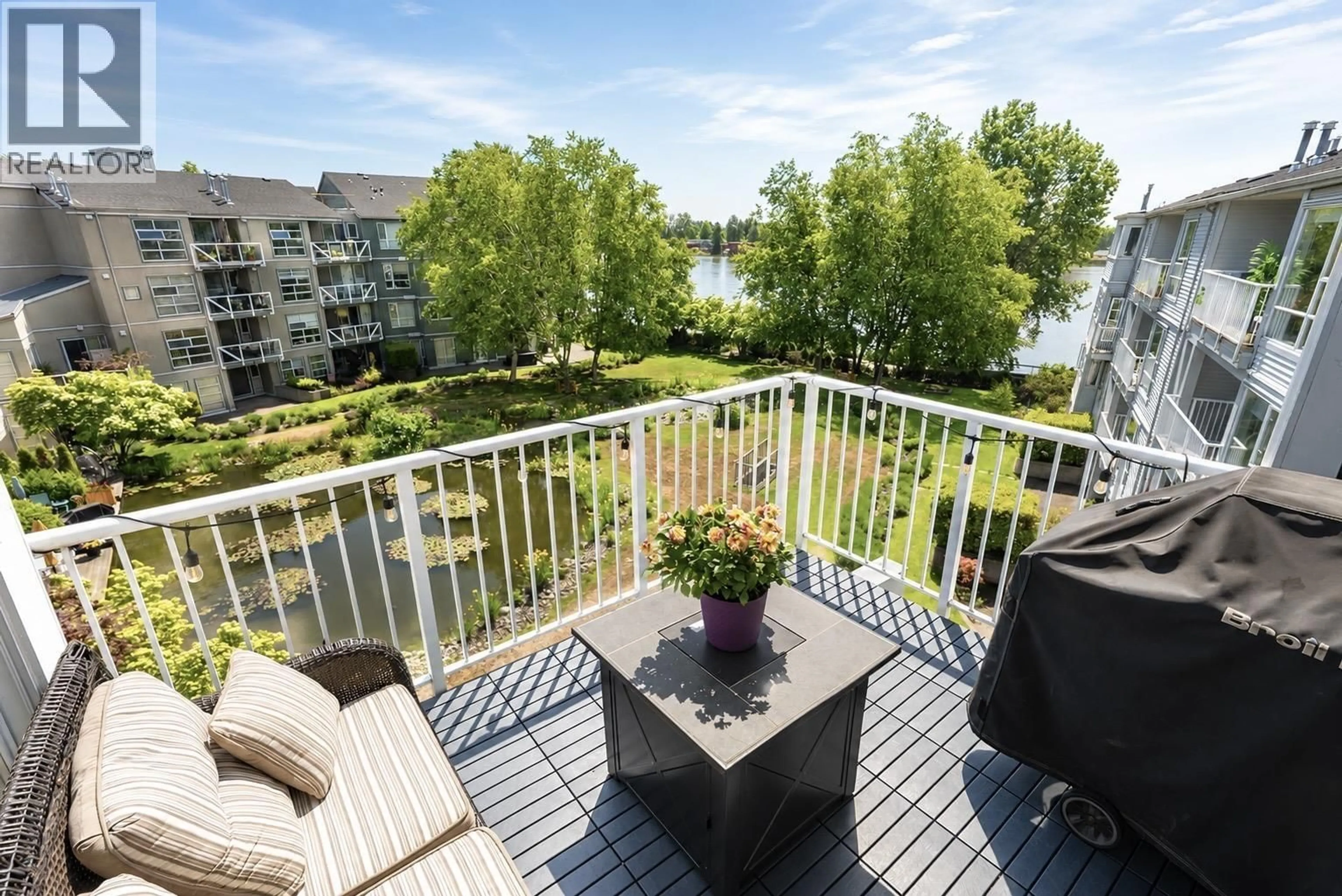 Patio, water/lake/river/ocean view for 415 - 2020 KENT AVENUE SOUTH AVENUE, Vancouver British Columbia V5P4X1