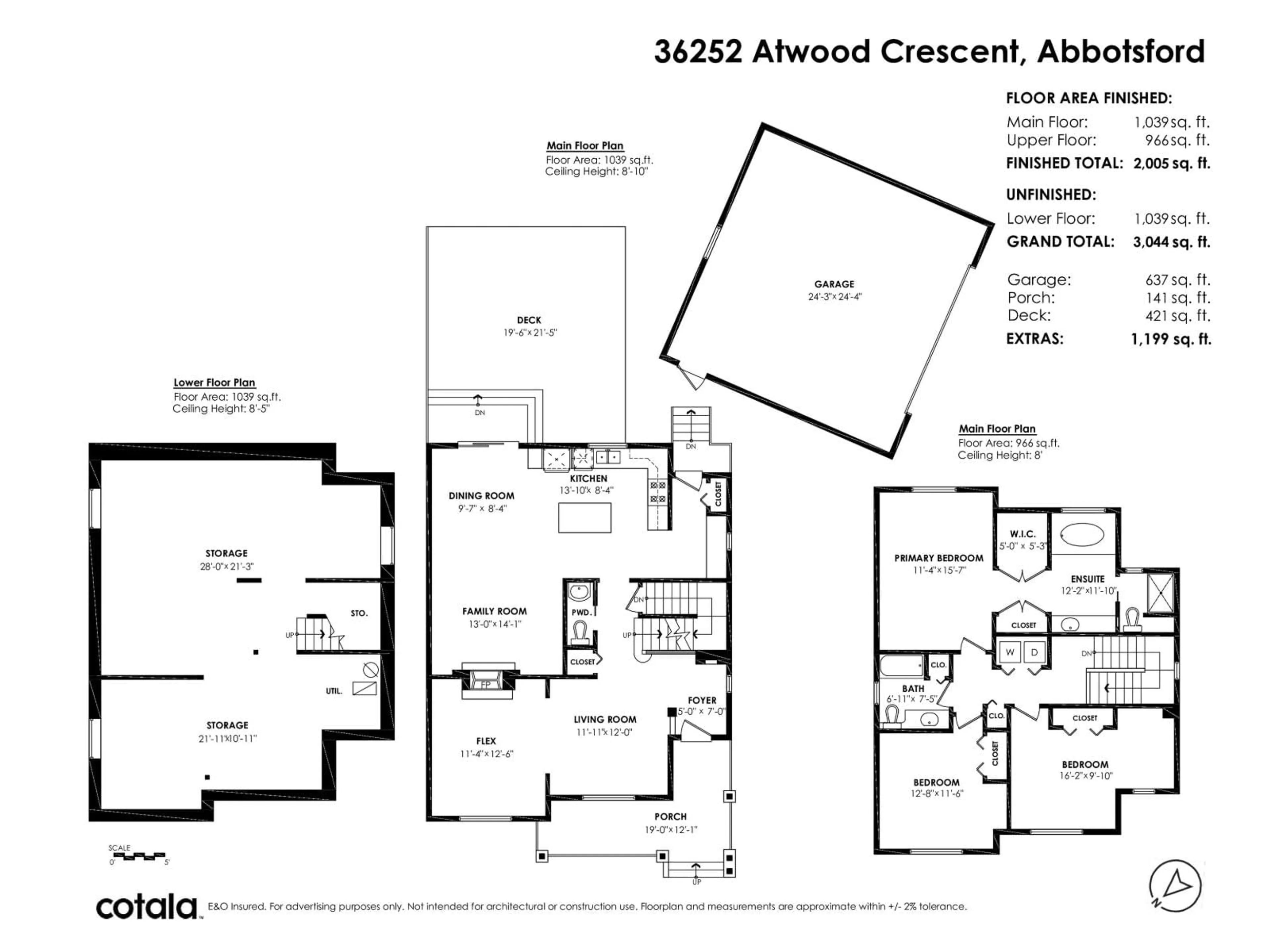 Floor plan for 36252 ATWOOD CRESCENT, Abbotsford British Columbia V3G2Y8