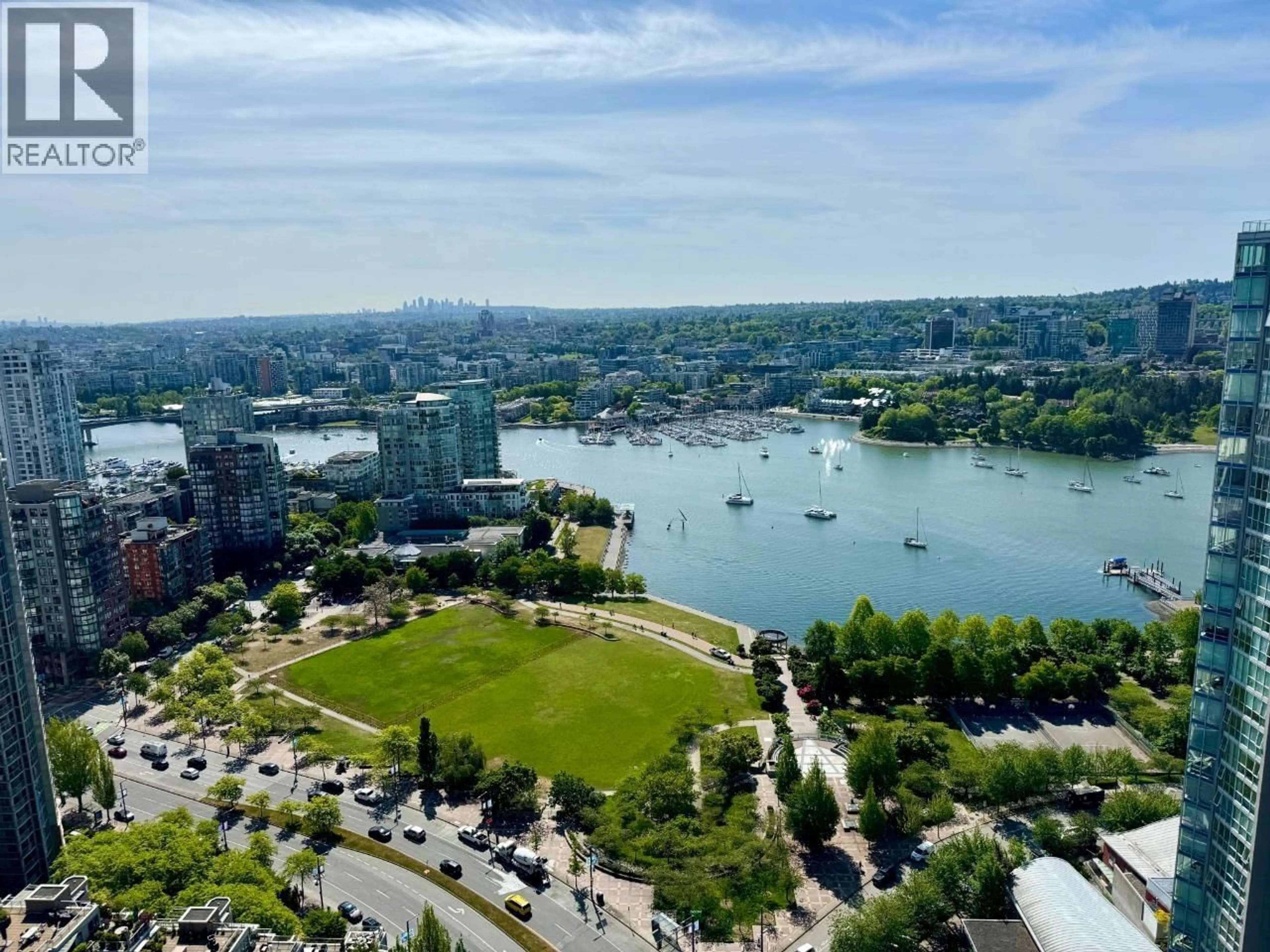 A pic from outside/outdoor area/front of a property/back of a property/a pic from drone, water/lake/river/ocean view for 3302 - 499 PACIFIC STREET, Vancouver British Columbia V6B0N4