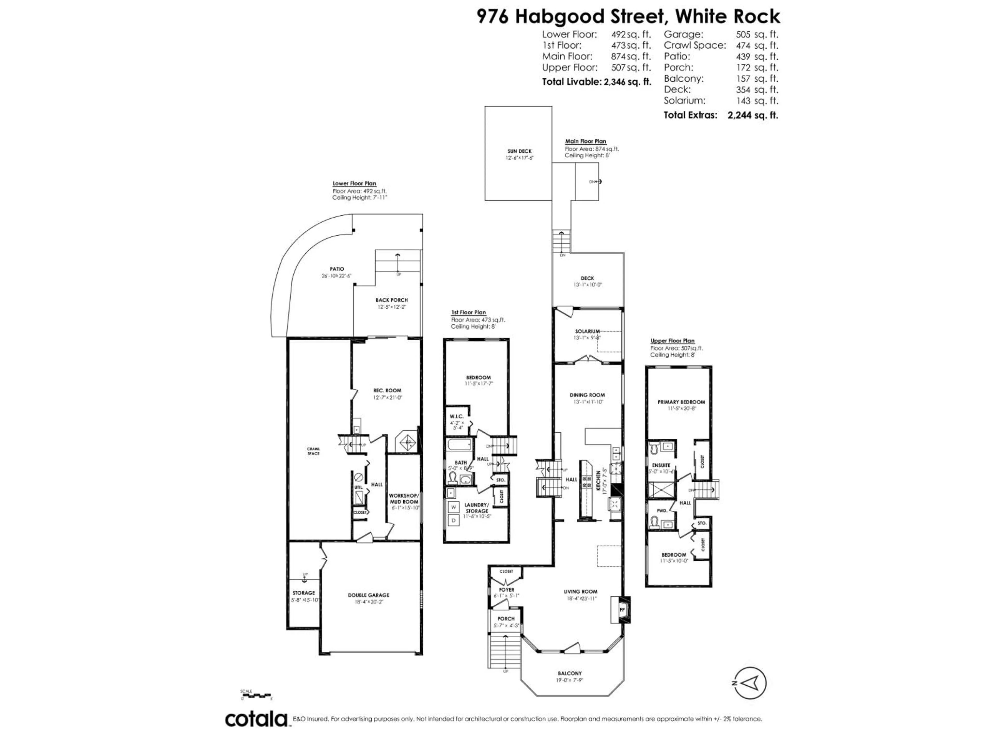 Floor plan for 976 HABGOOD STREET, White Rock British Columbia V4B4W6