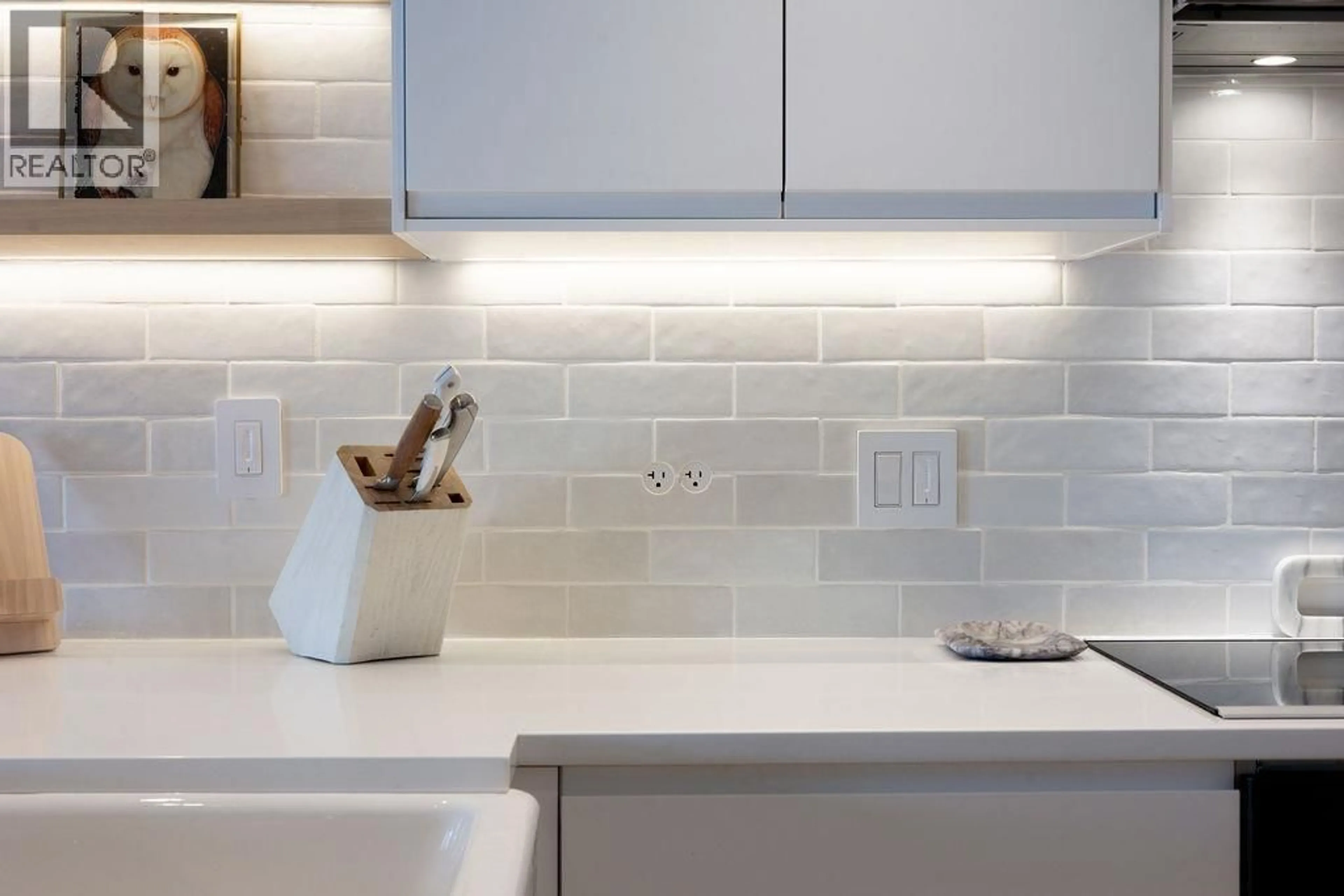 Contemporary kitchen, ceramic/tile floor for PH 409 - 1859 SPYGLASS PLACE, Vancouver British Columbia V5Z4K6